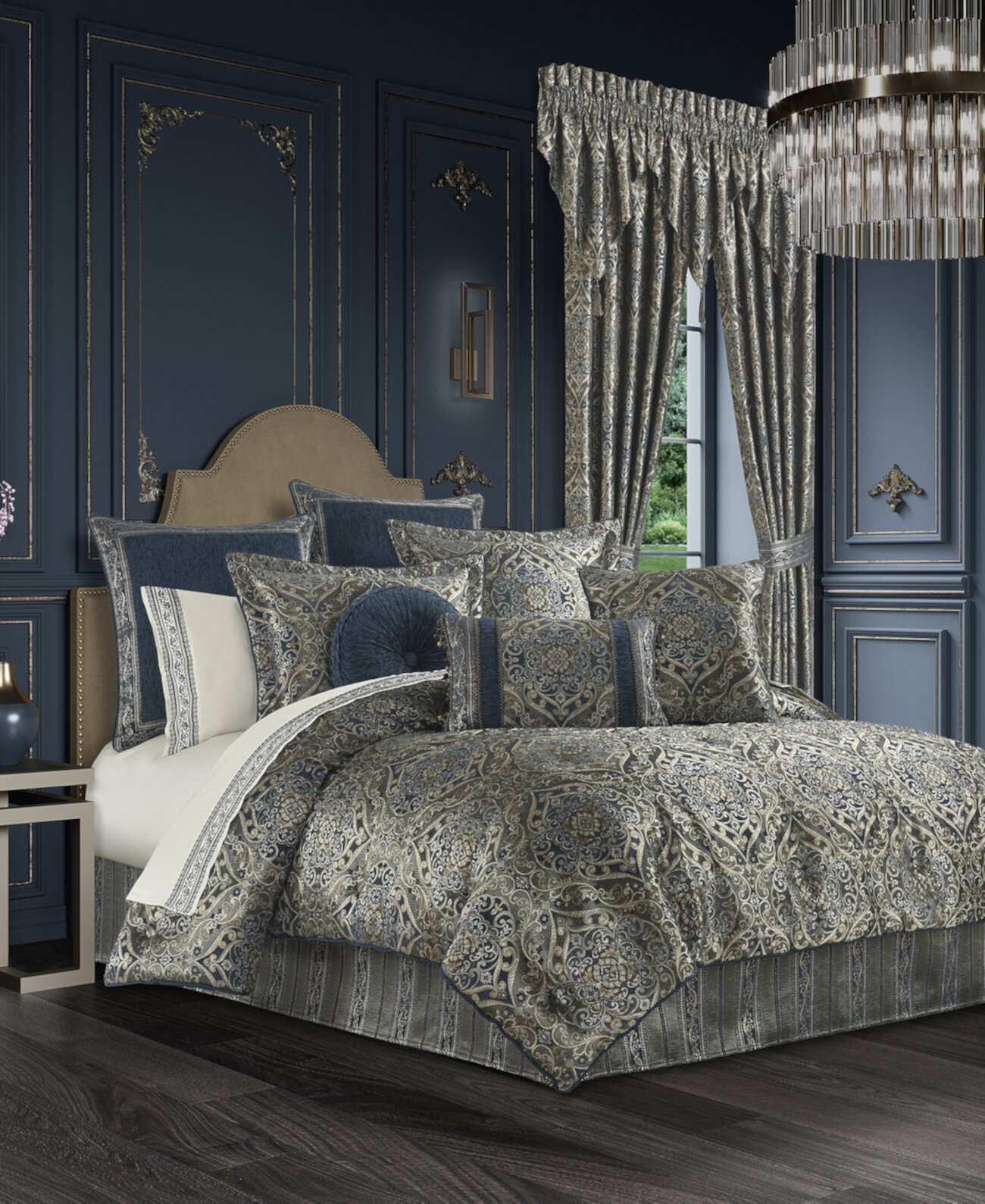 Weston Damask 4-Pc. Comforter Set, Queen J Queen New York