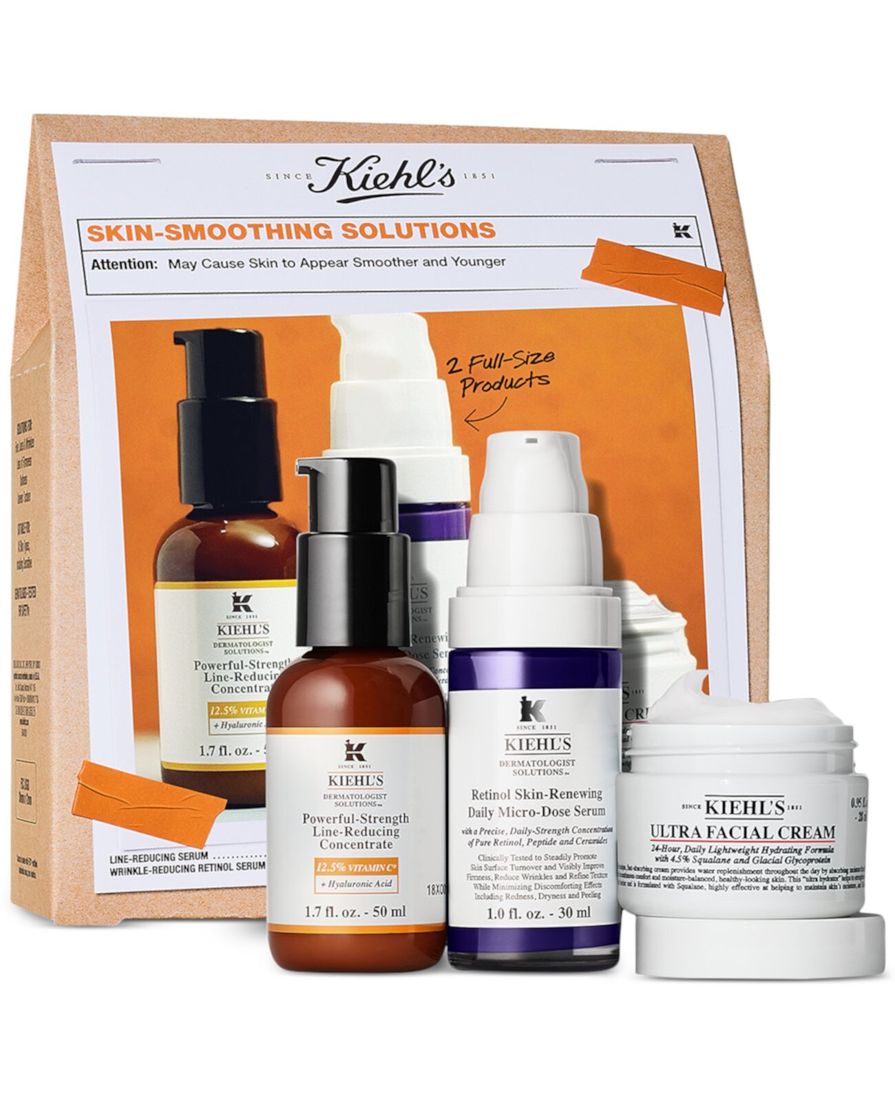 3-Pc. Skin-Smoothing Solutions Set Kiehl's Since 1851