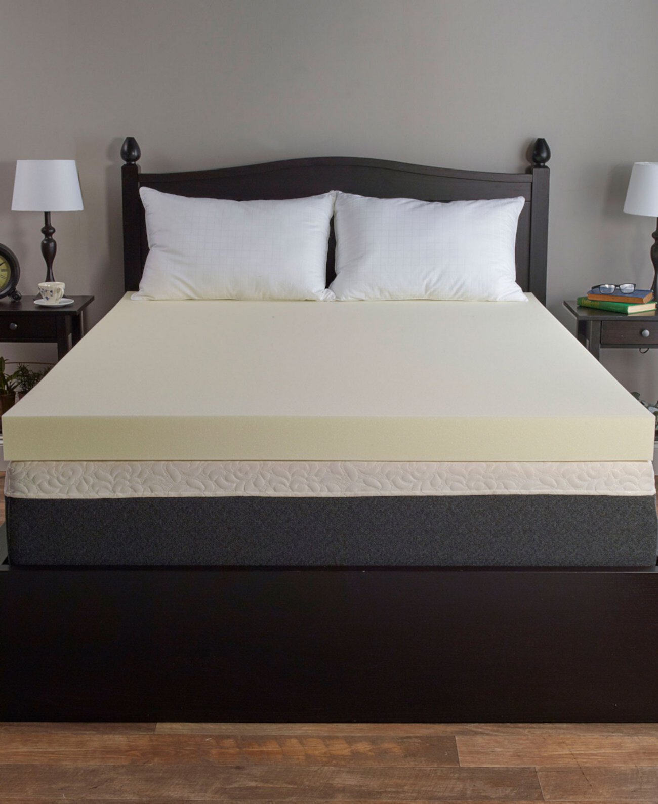 Visco 4" Memory Foam Mattress Topper, Twin Isotonic