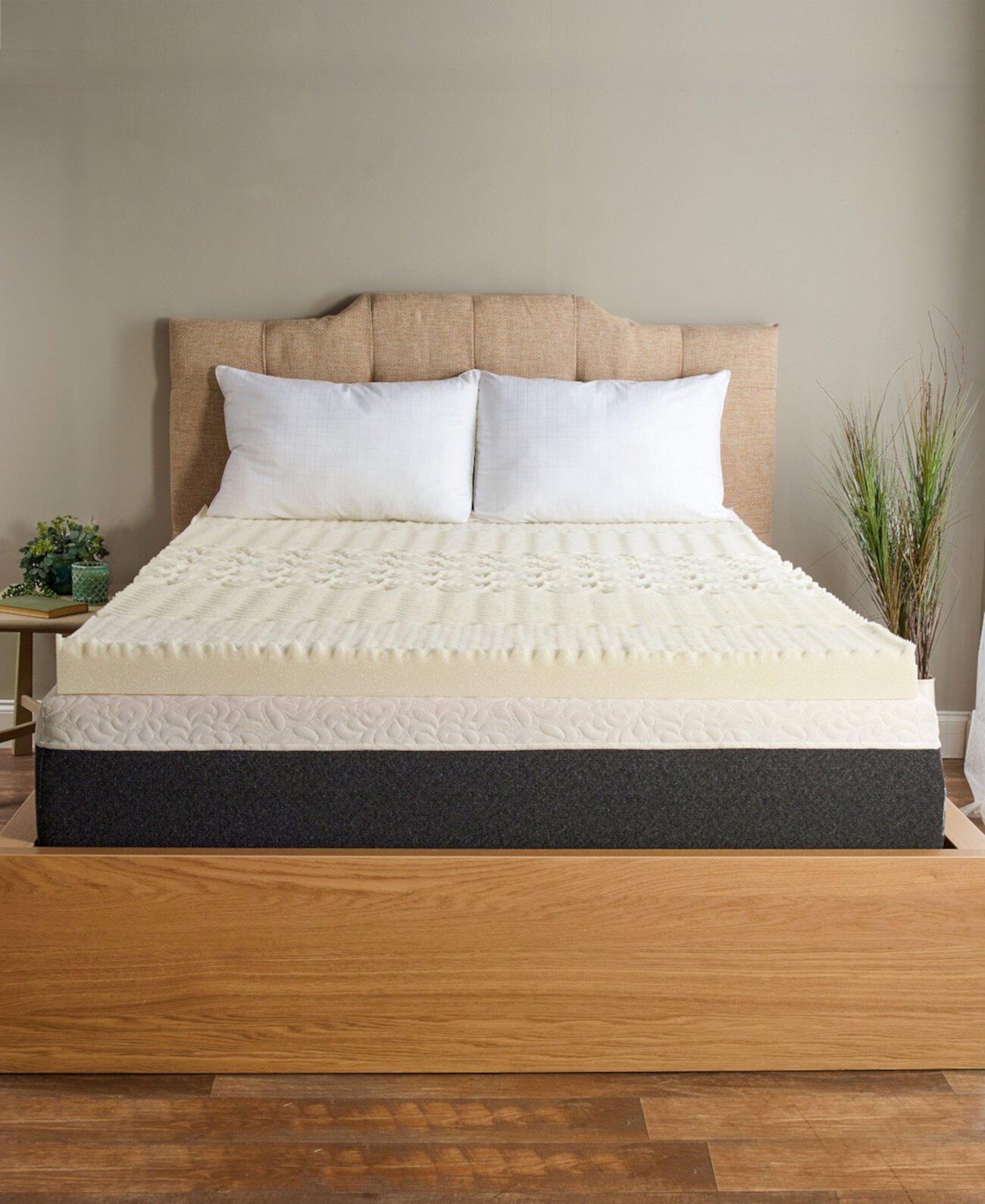 5 Zone 3" Memory Foam Mattress Topper, Twin Isotonic