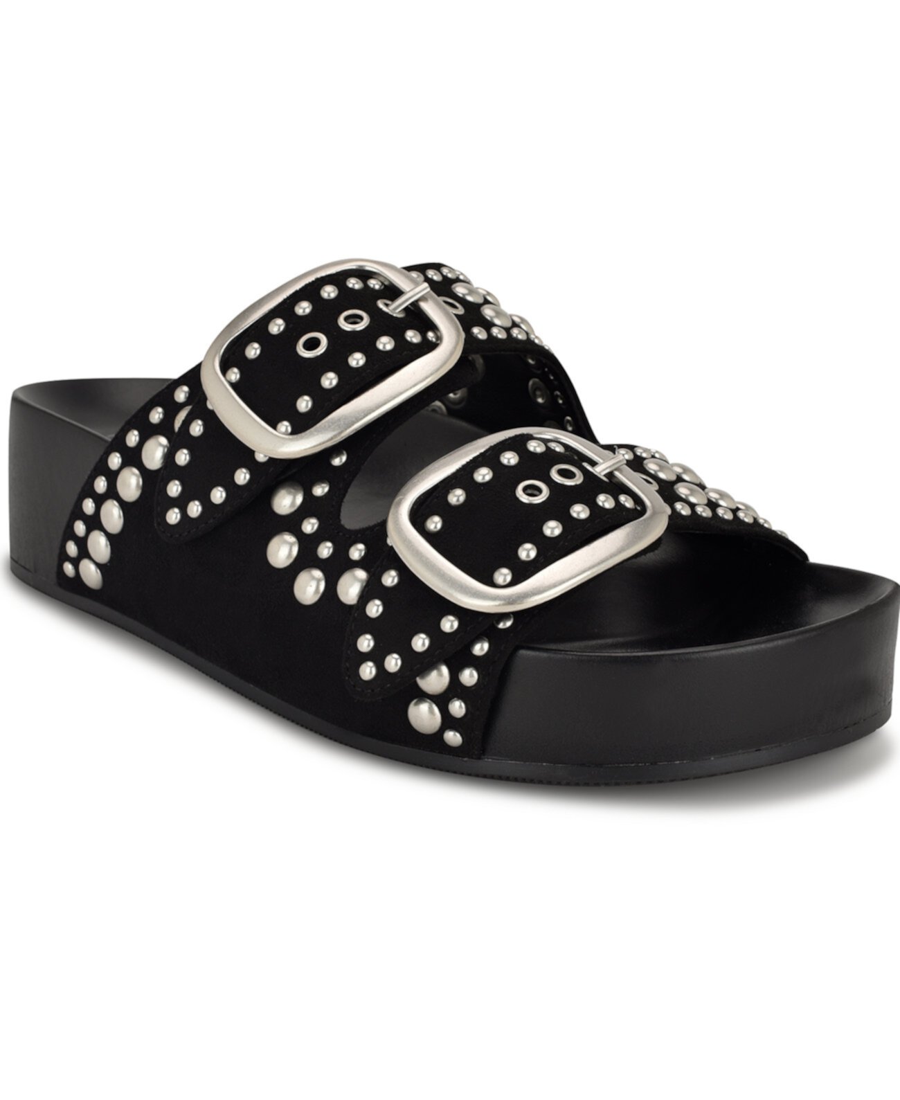 Women's Flinne Casual Dual Buckle Sandals Nine West