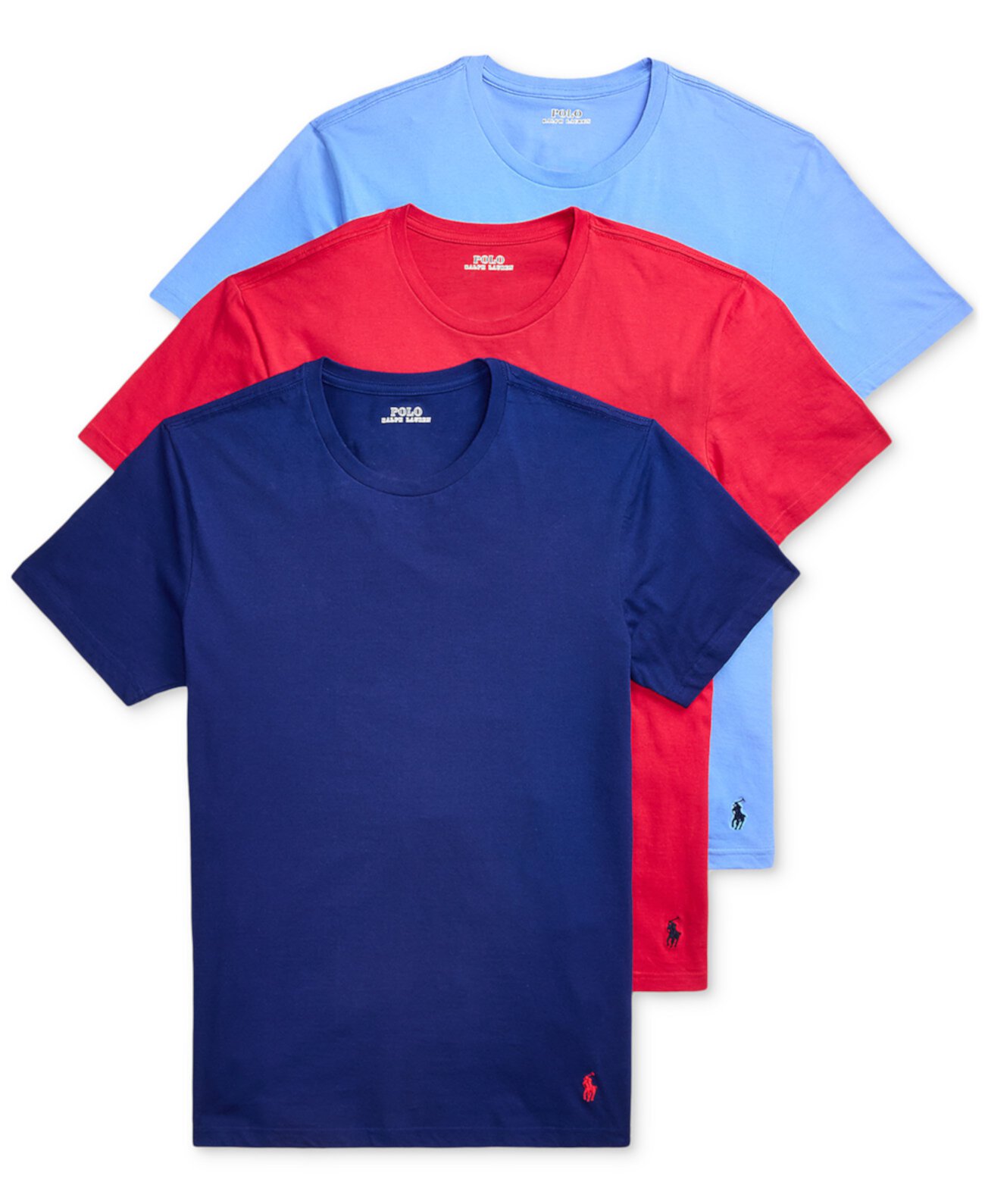 Men's 3-Pack Classic Crewneck Undershirts Polo Ralph Lauren