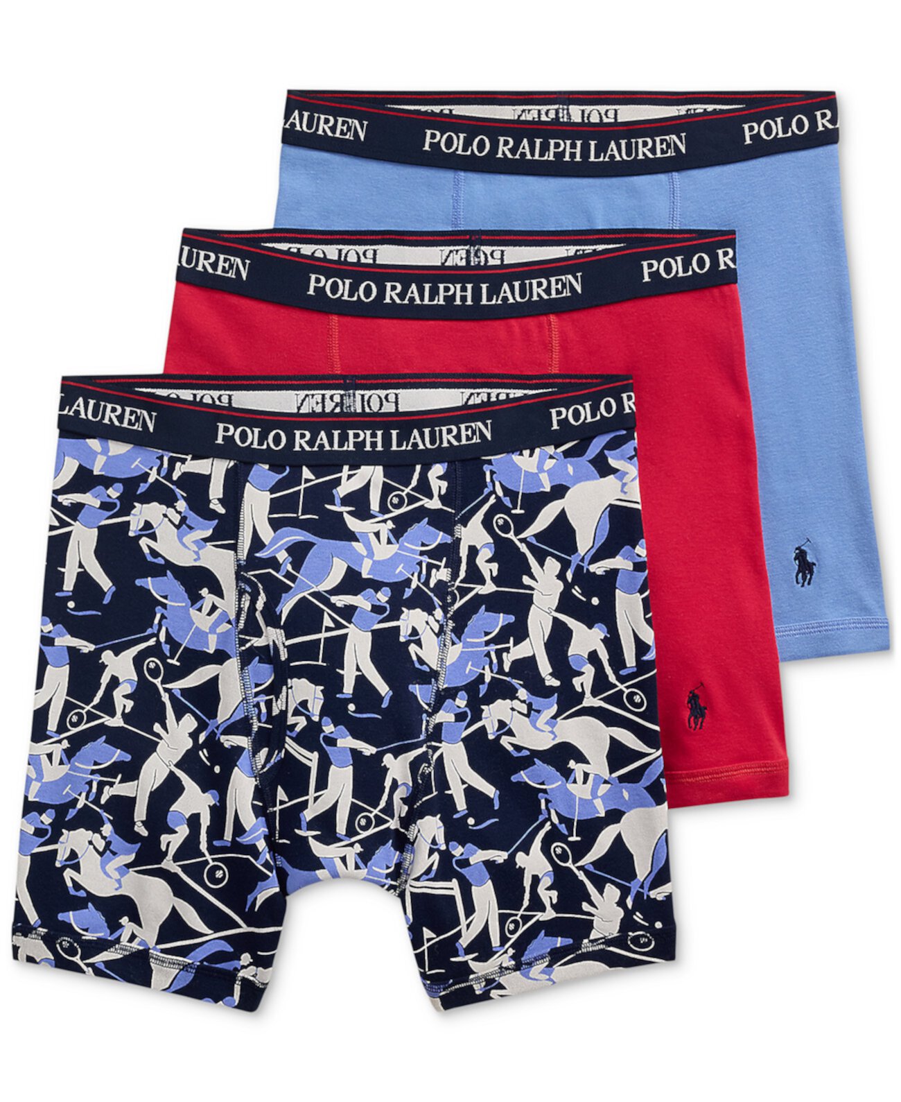 Men's 3-Pack Classic Cotton Boxer Briefs Polo Ralph Lauren