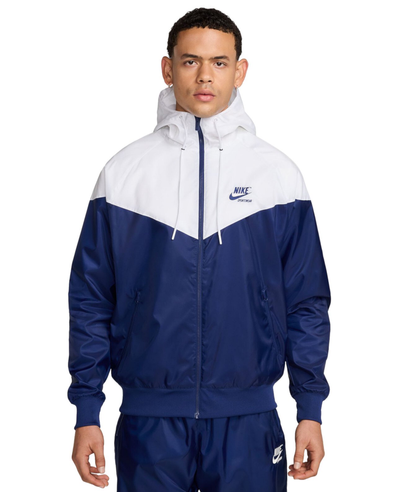 Men's Windrunner Zip-Front Lined Hooded Jacket Nike