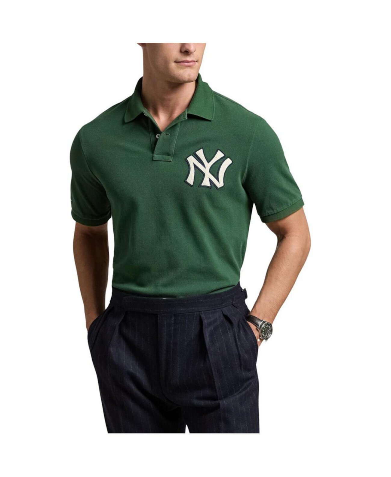 Men's Green New York Yankees Polo Polo Ralph Lauren