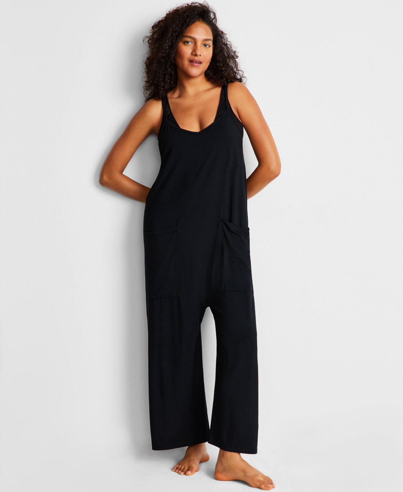 Women's Sleeveless Knit Jumpsuit, Exclusively at Macy's State of Day