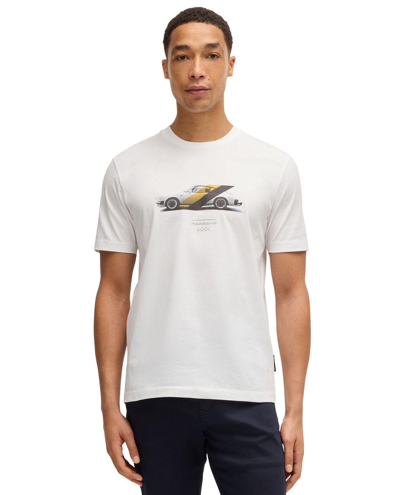 x Porsche Men's Regular-Fit T-Shirt Boss