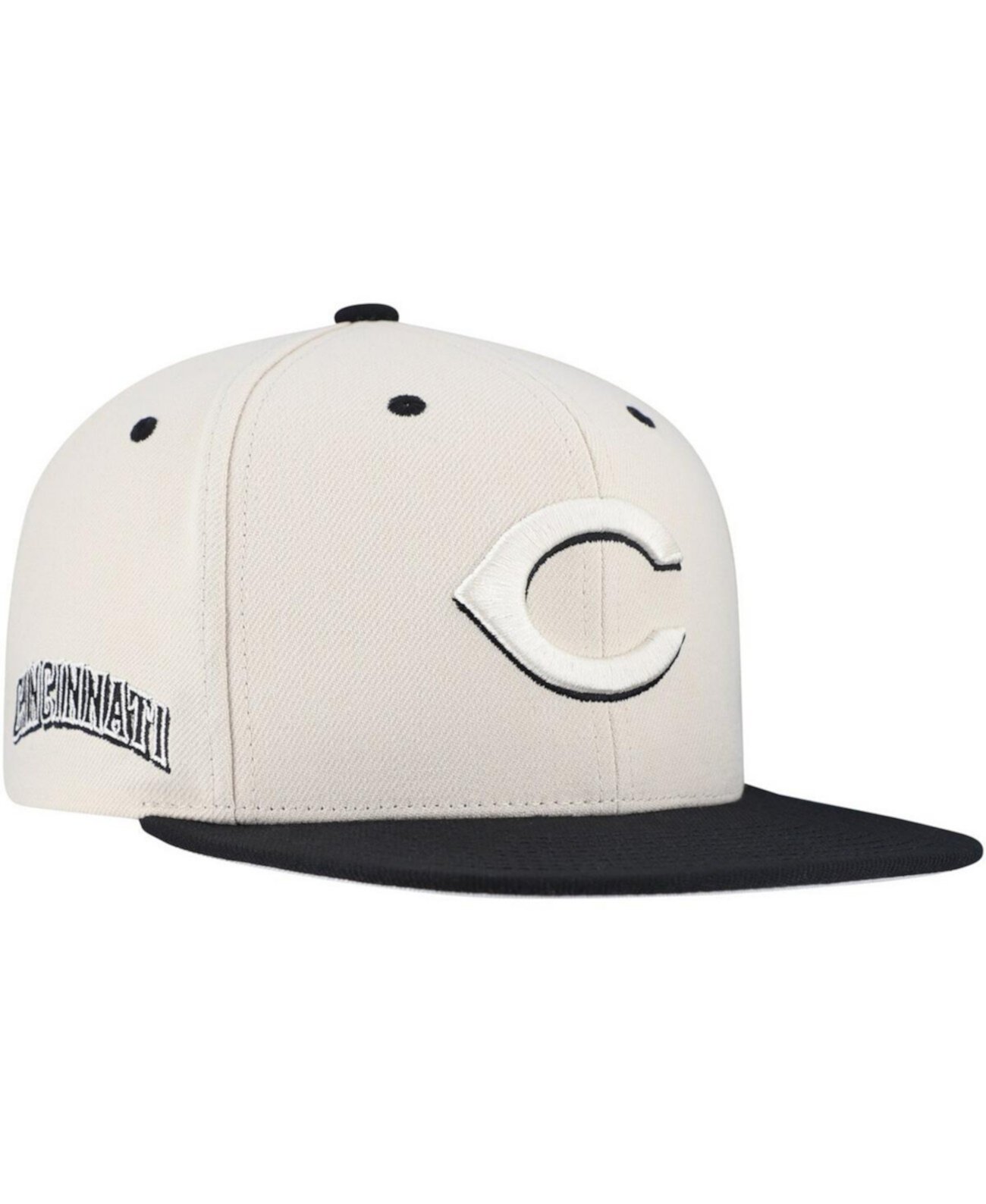 Men's Cream Cincinnati Reds Snapback Hat Mitchell & Ness