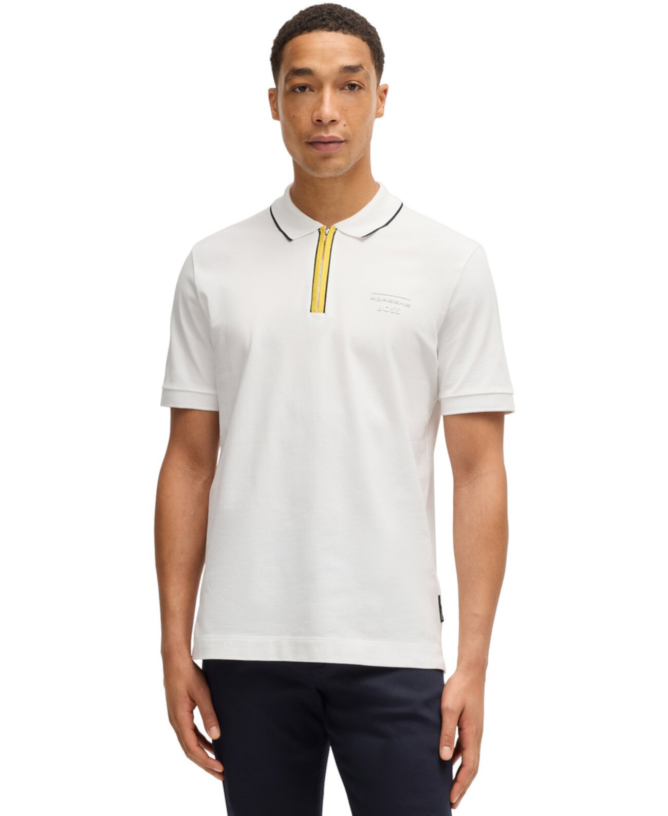 x Porsche Men's Regular-Fit Polo Shirt Boss