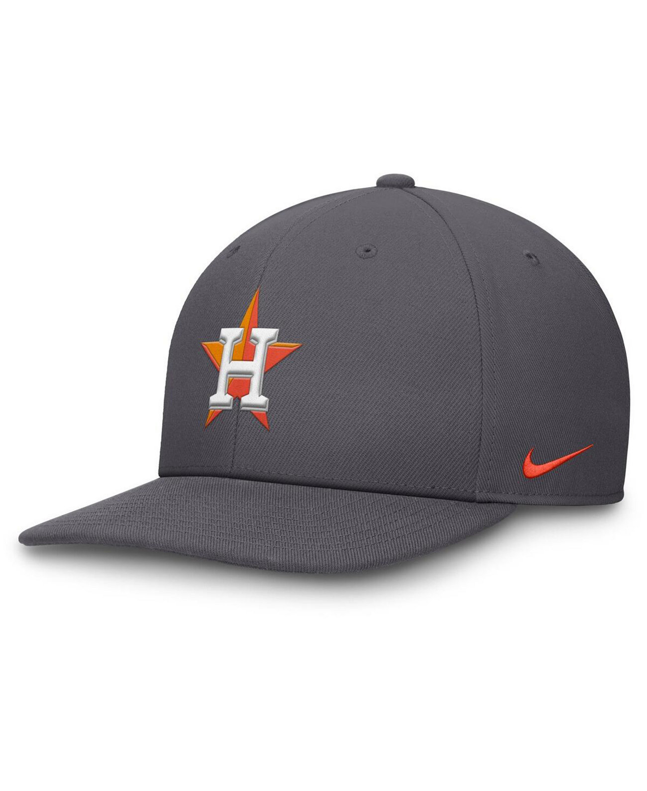 Men's Gray Houston Astros Pro Performance Snapback Hat Nike