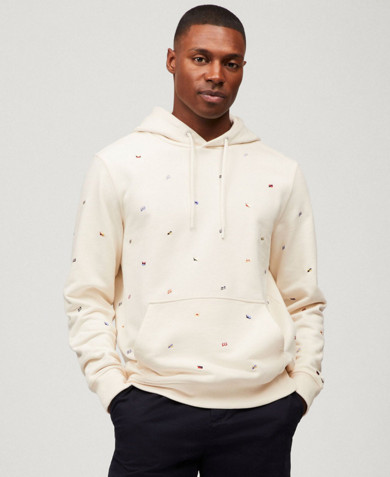 Men's All-Over Flag Hoodie Tommy Hilfiger