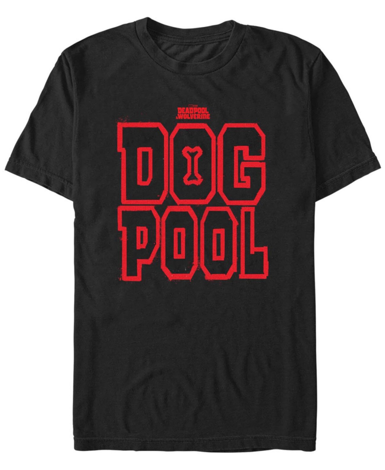 Men's Dogpool Letters Short Sleeve T-Shirt Fifth Sun