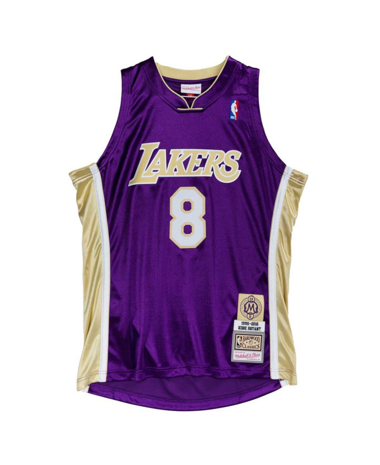 Мужская оригинальная майка Kobe Bryant Los Angeles Lakers Hall of Fame 2020 с номером 8 от Mitchell & Ness Mitchell & Ness