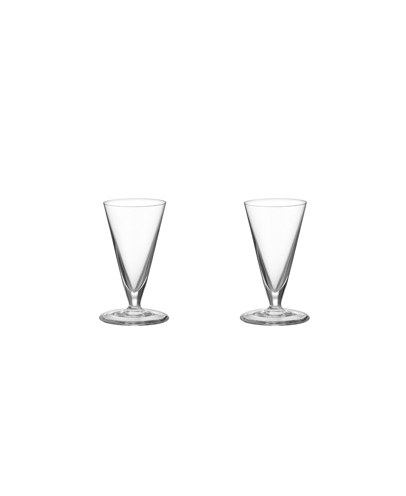 Geometry Snaps Glass, Set of 2 Orrefors