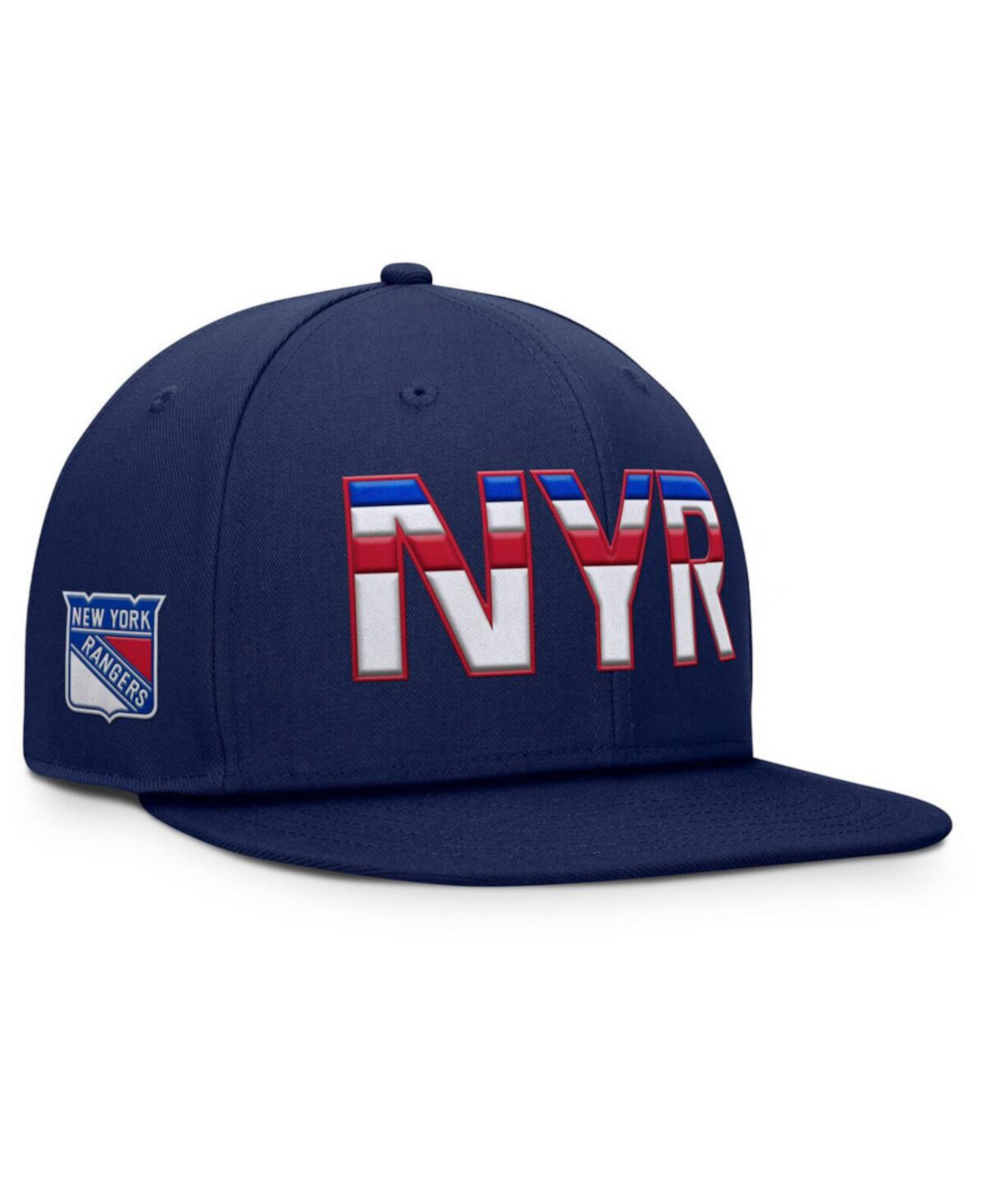 Men's Navy New York Rangers Authentic Pro Rink Snapback Hat Fanatics