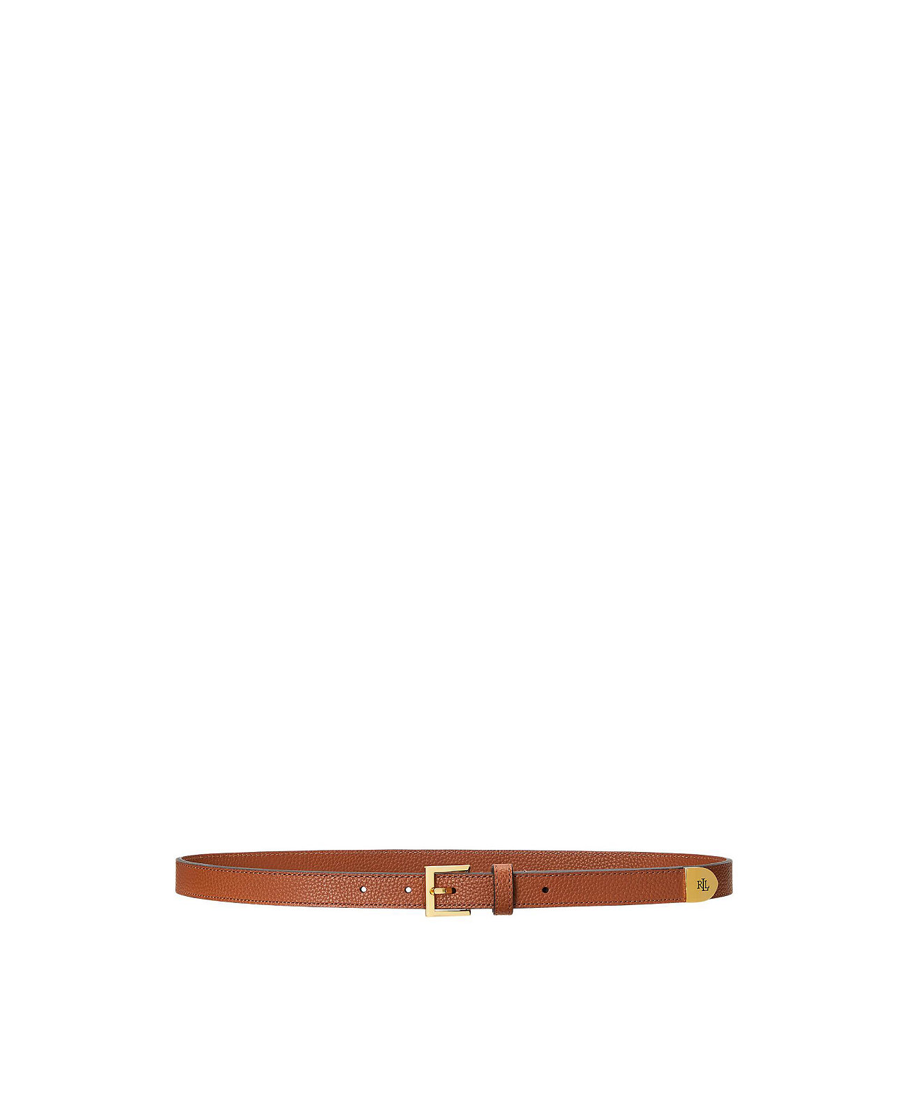 Women's Pebbled Leather Skinny Belt LAUREN Ralph Lauren