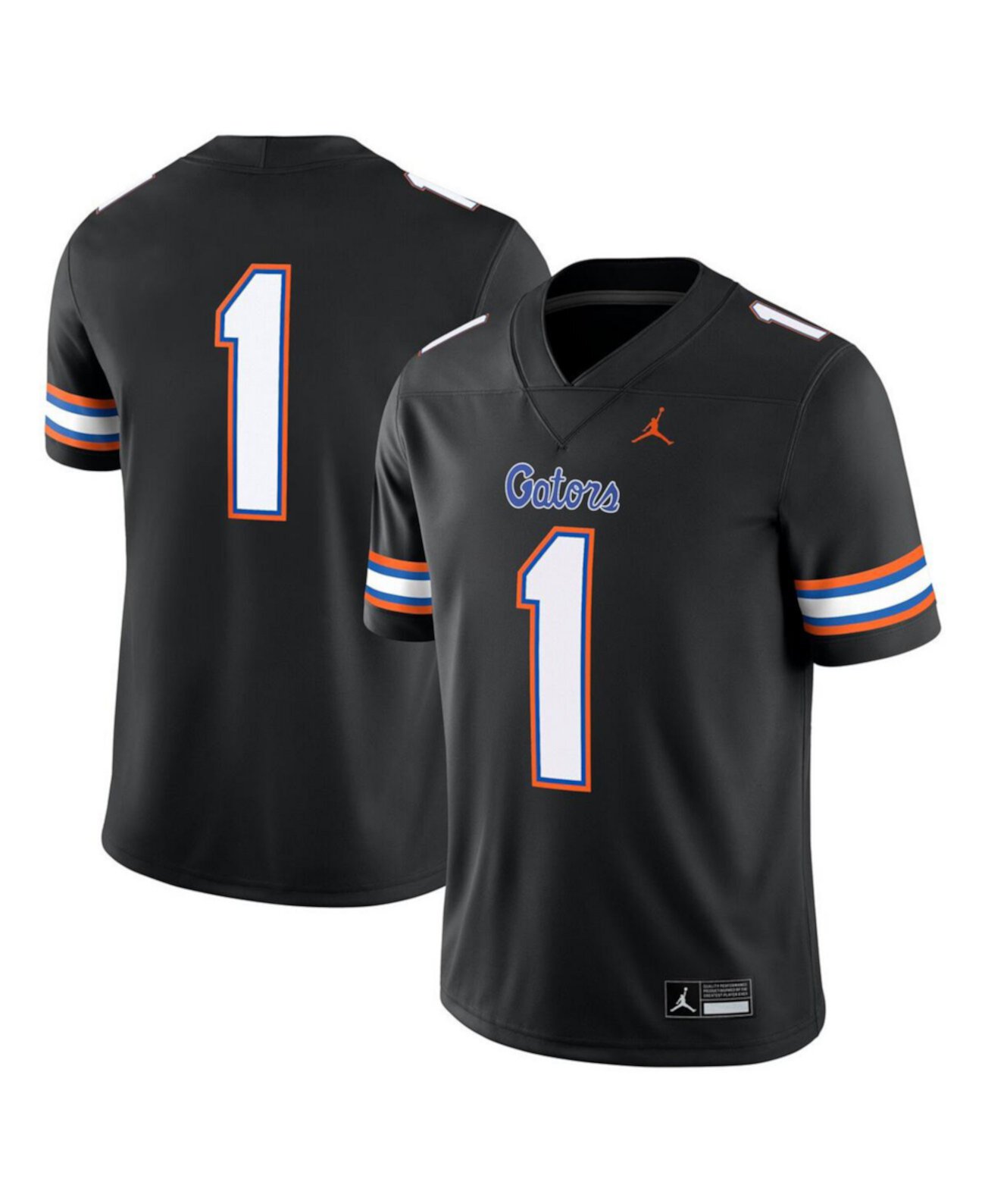 Men's 1 Black Florida Gators Alternate Game Jersey Jordan