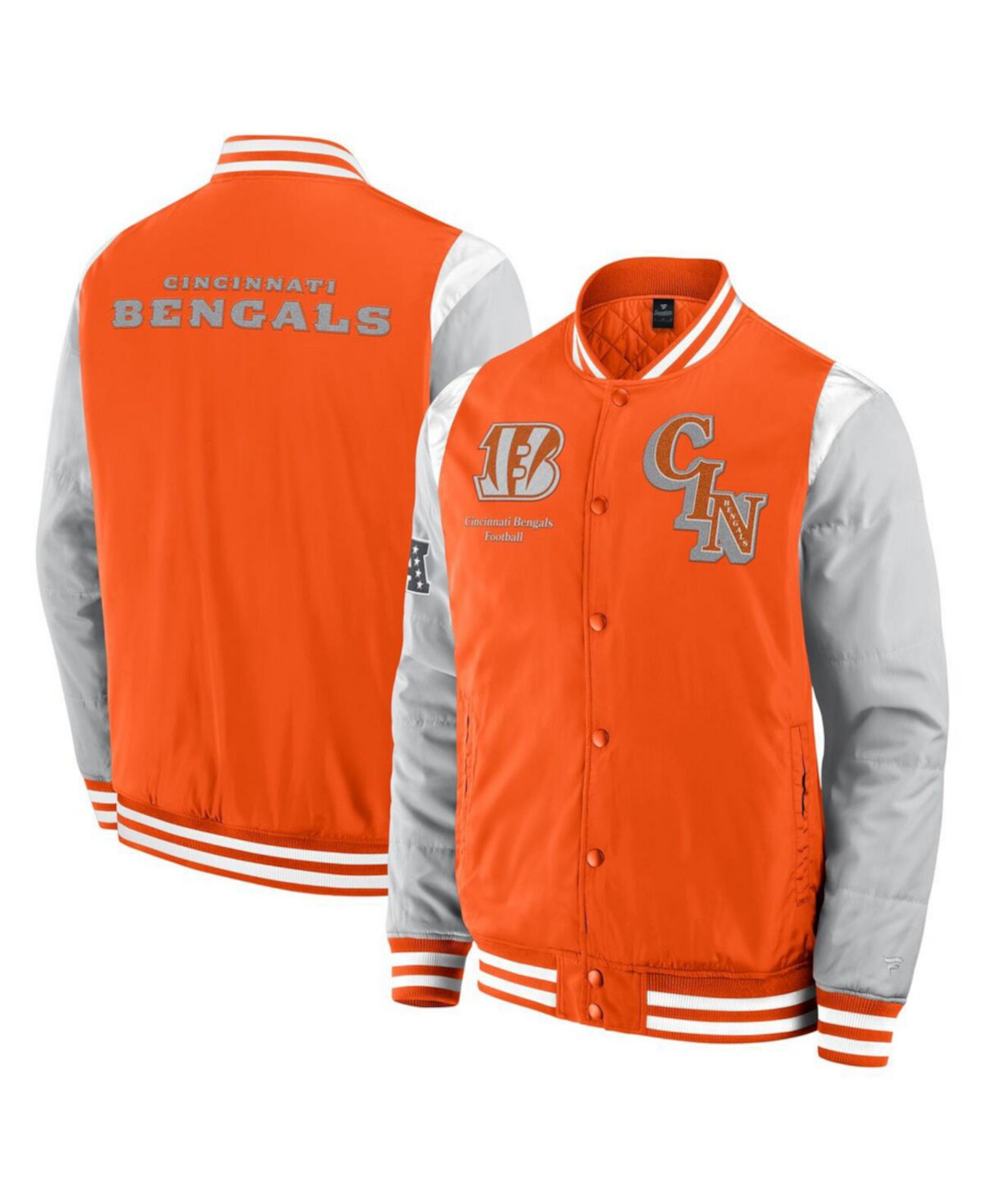 Men's and Women's Orange Cincinnati Bengals Elements Elite Full-Snap Jacket Fanatics