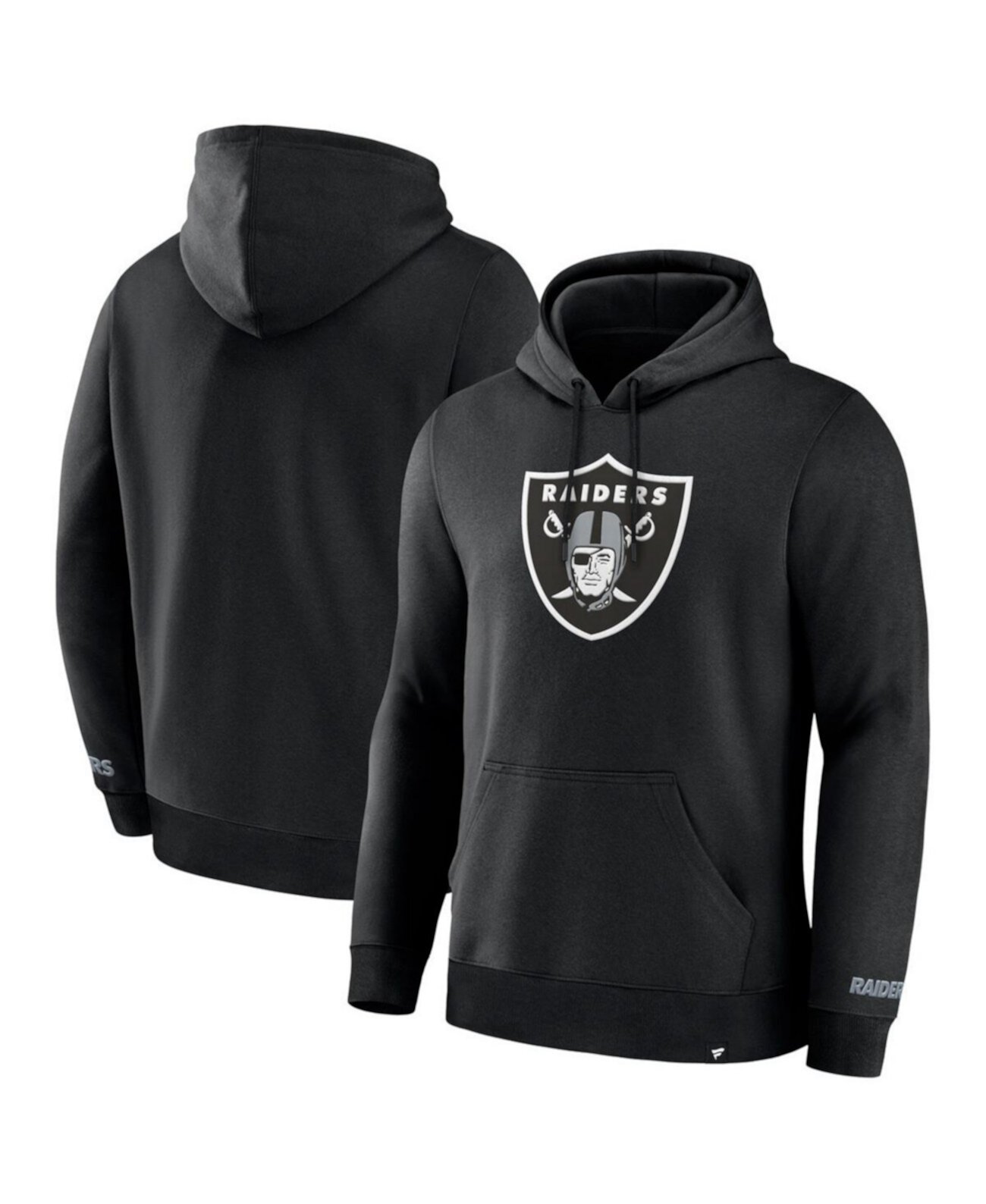 Men's Black Las Vegas Raiders Legacy Fleece Pullover Hoodie Fanatics