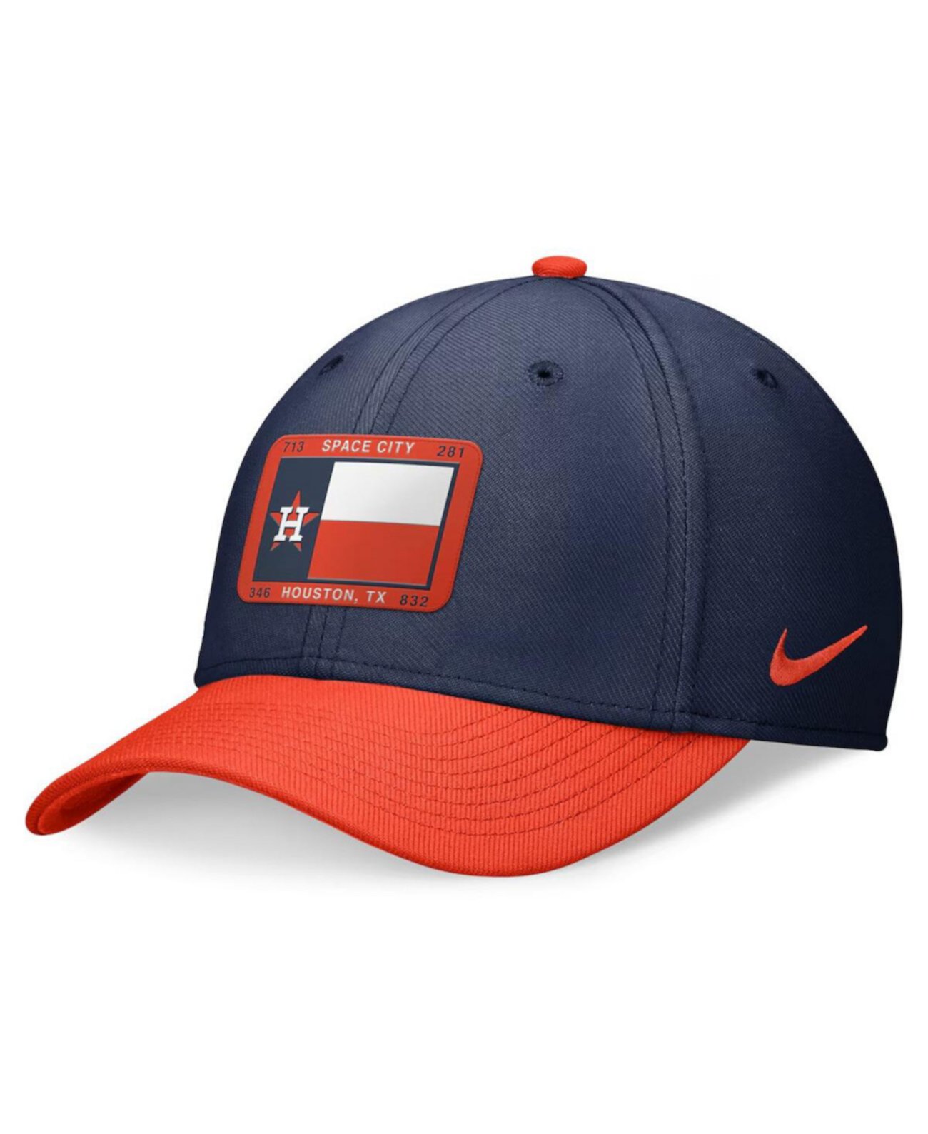 Men's  Navy/Orange Houston Astros 2024 City Connect Swoosh Flex Hat Nike