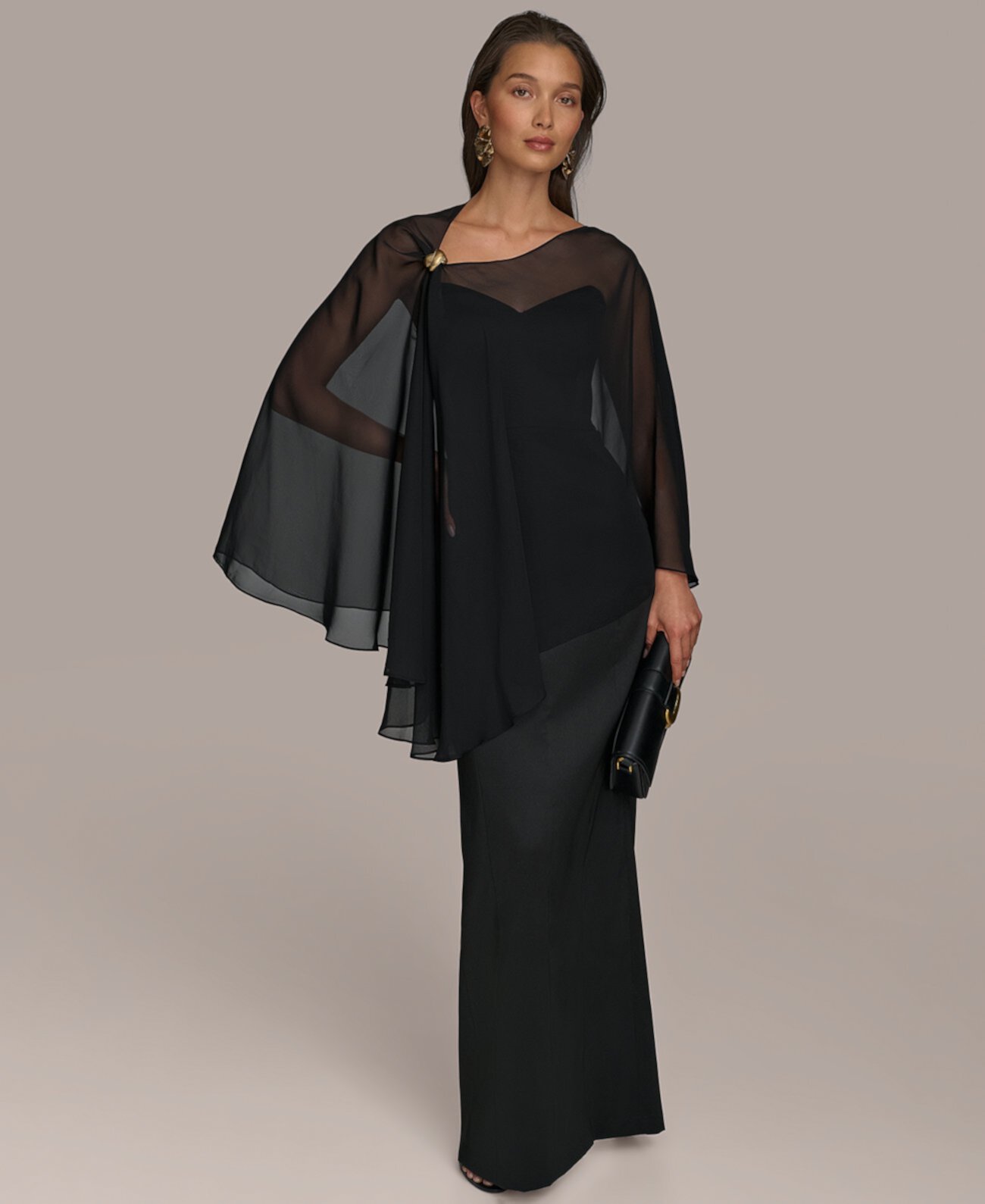 Women's Chiffon Formal Cape Donna Karan New York