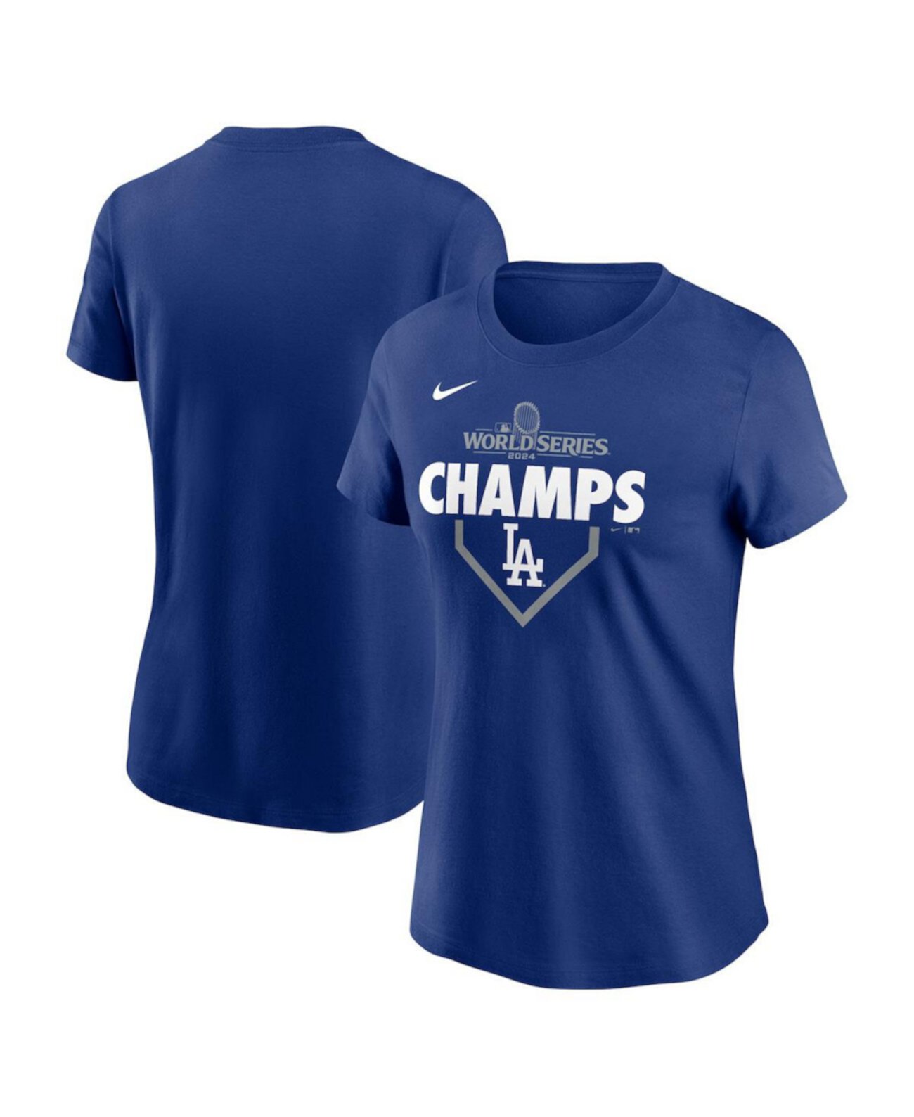 Women's Royal Los Angeles Dodgers 2024 World Series Champions Lock Up T-Shirt Nike