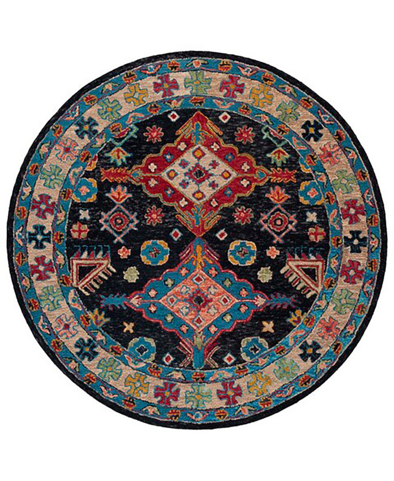 Aurora APN521 7' x 7' Round Area Rug Safavieh