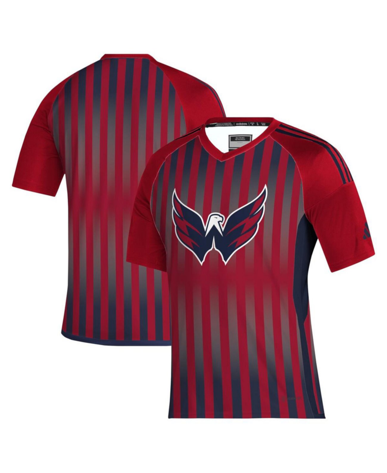 Мужская футболка Adidas AEROREADY Washington Capitals с рукавами реглан и округлым подолом Adidas