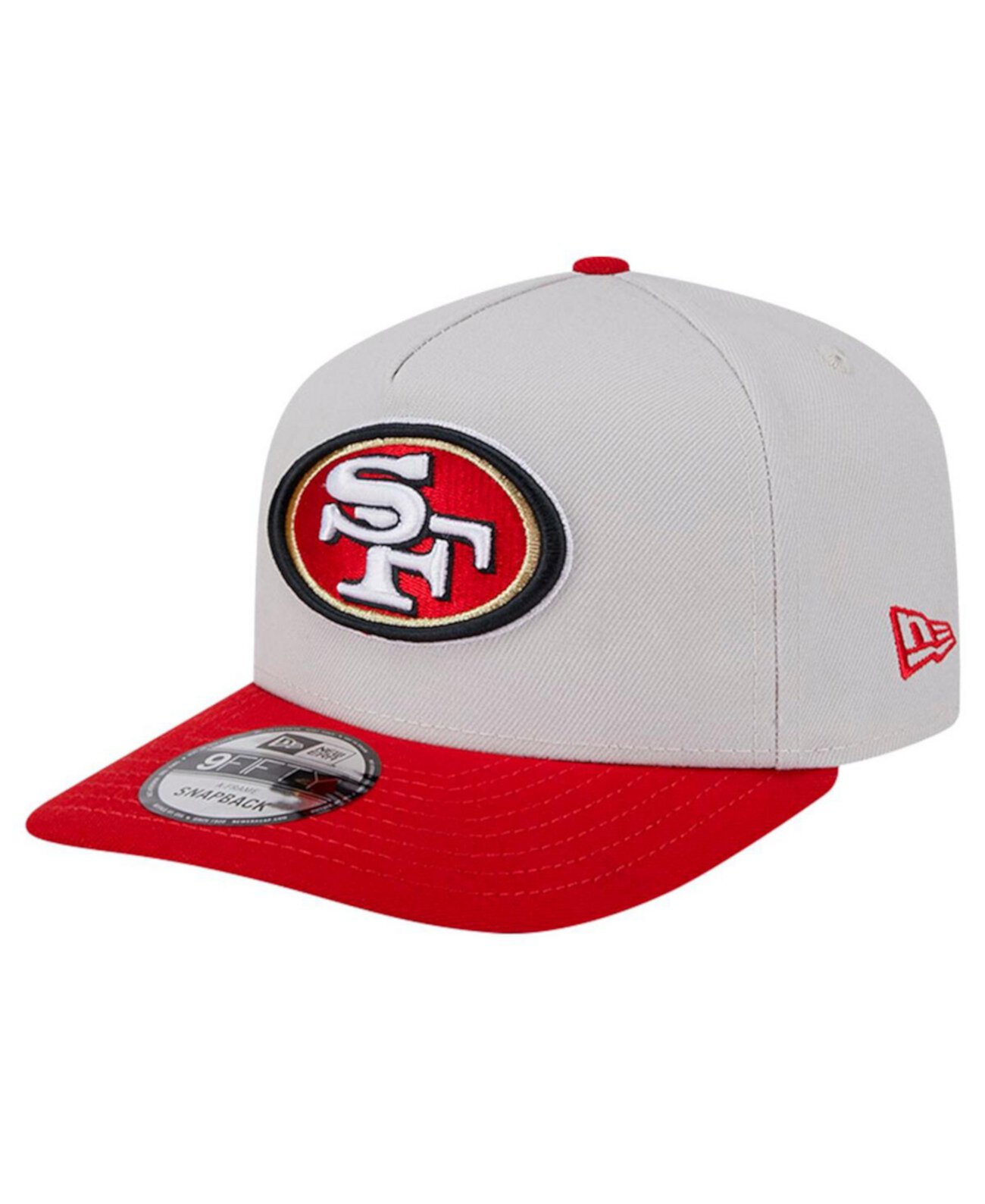 Men's Stone San Francisco 49ers Decent 9FIFTY A-Frame Snapback Hat New Era