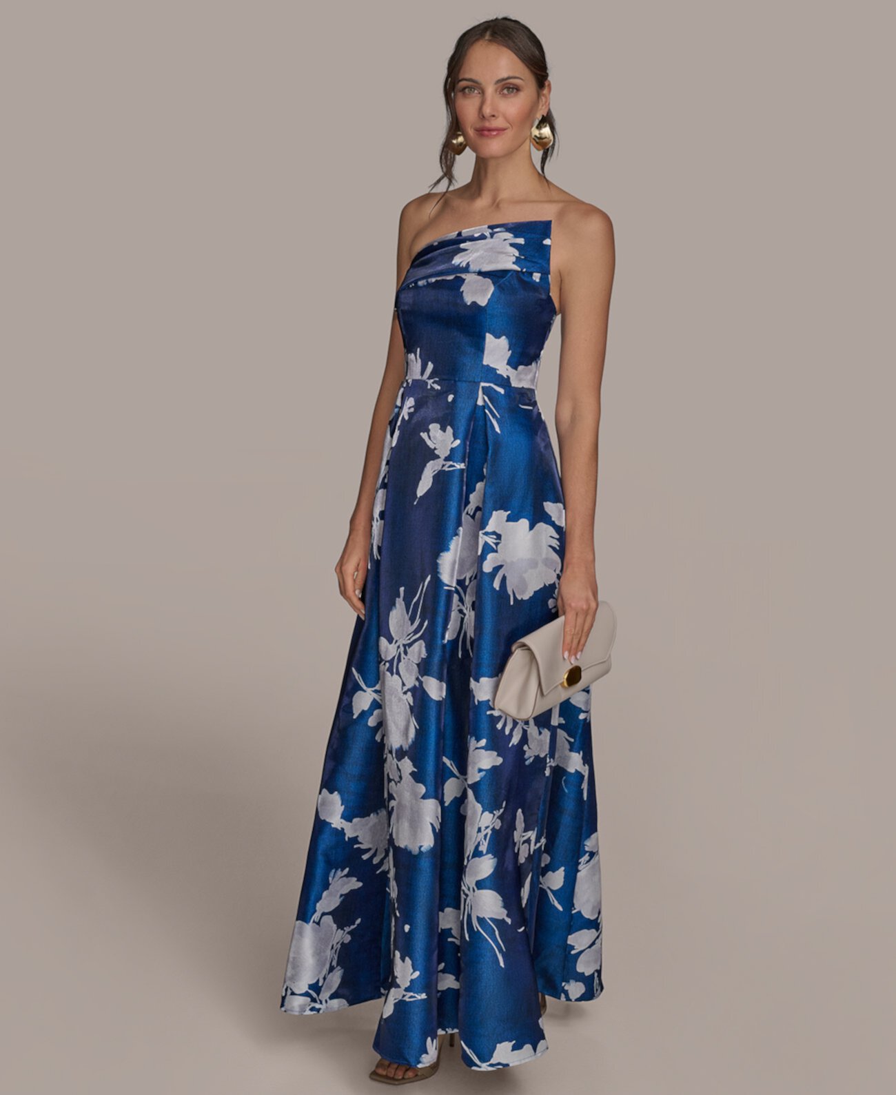 Women's Floral-Print  Ball Gown Donna Karan New York