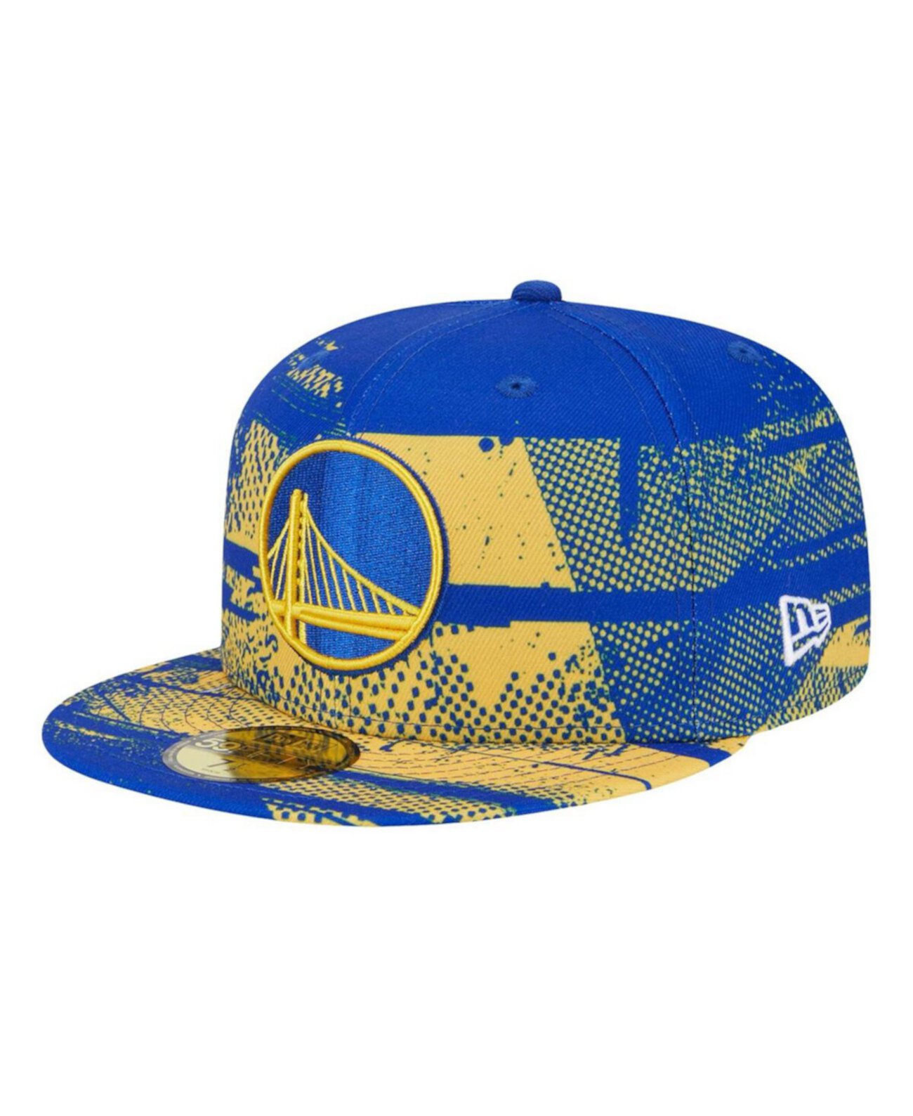 Men's Royal/Gold State Warriors Tip-Off 59FIFTY Fitted Hat New Era