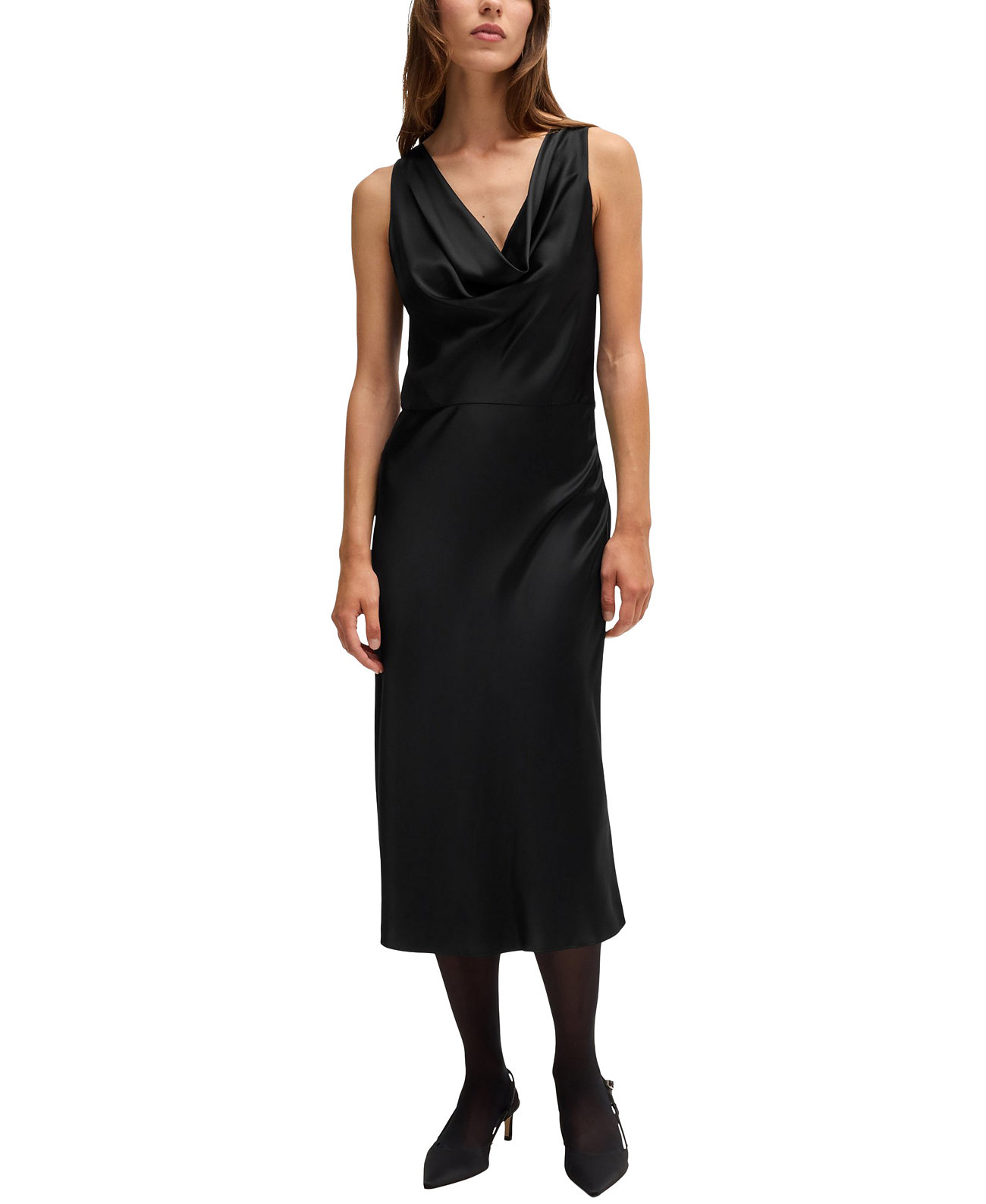 Women’s Cowl-Neck Dress Boss