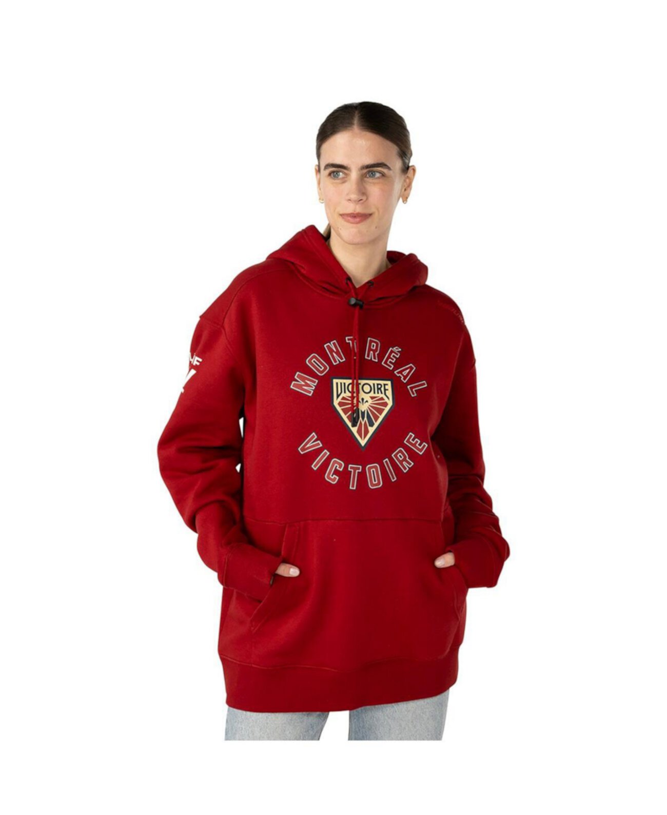 Men's and Women's Red Montreal Victoire Ultimate Pullover Hoodie Bauer Hockey