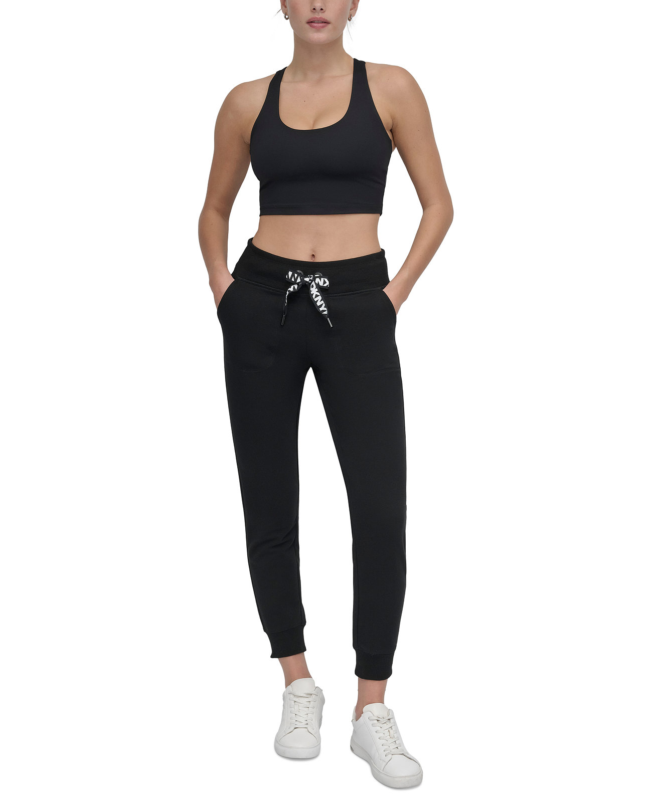 Sport Women's Logo-Drawstring High-Rise Joggers DKNY