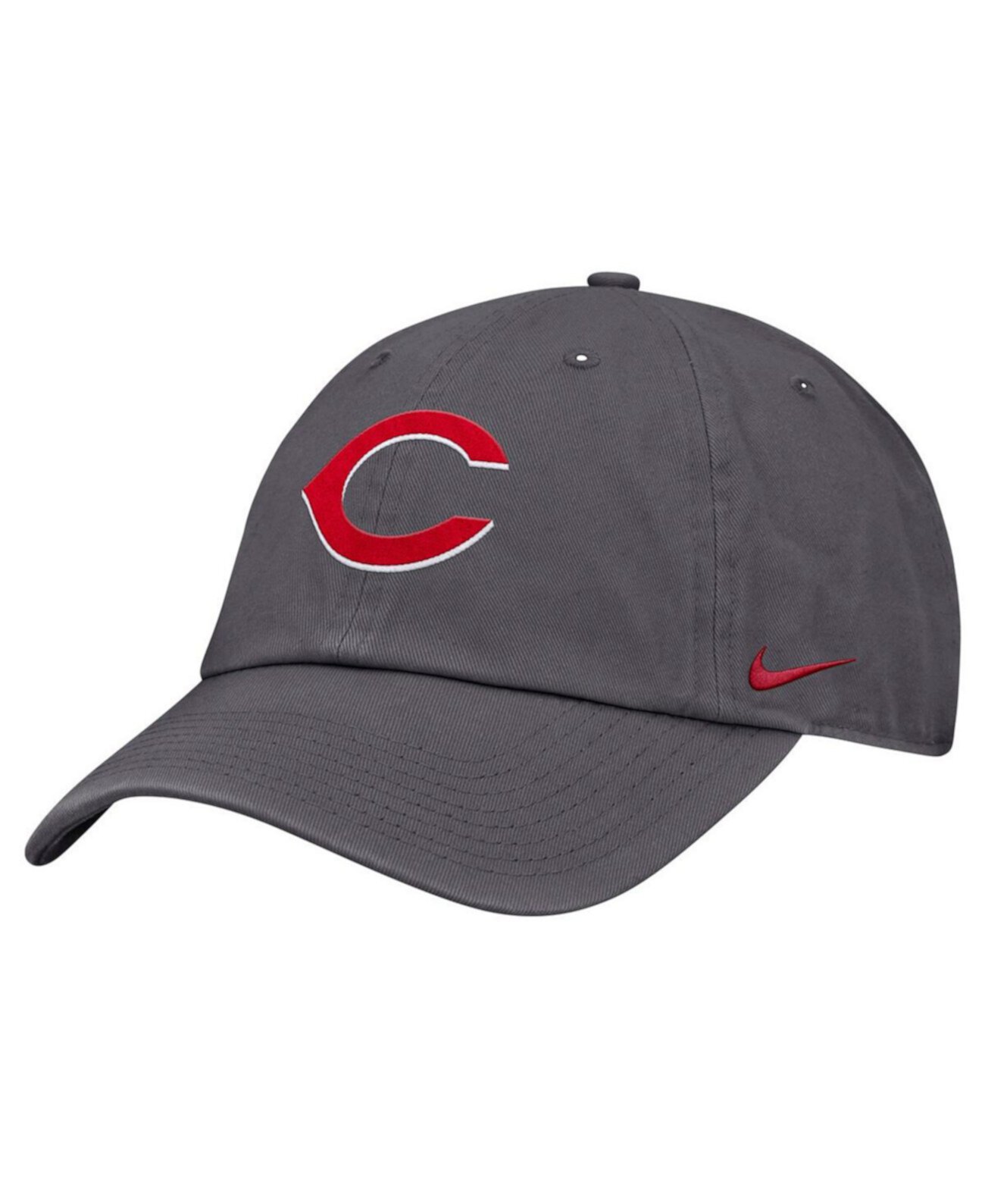 Men's Gray Cincinnati Reds Club Adjustable Hat Nike