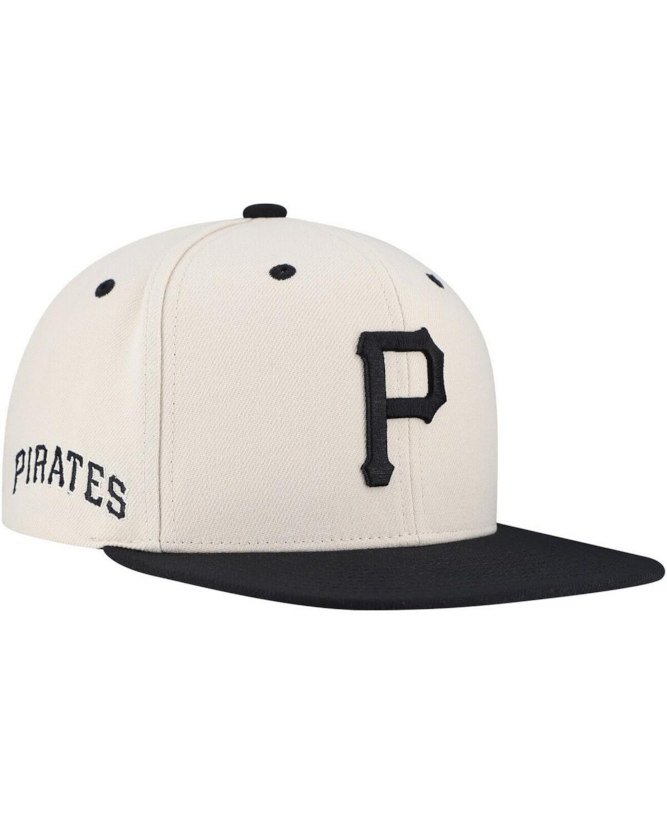 Men's Cream Pittsburgh Pirates Snapback Hat Mitchell & Ness