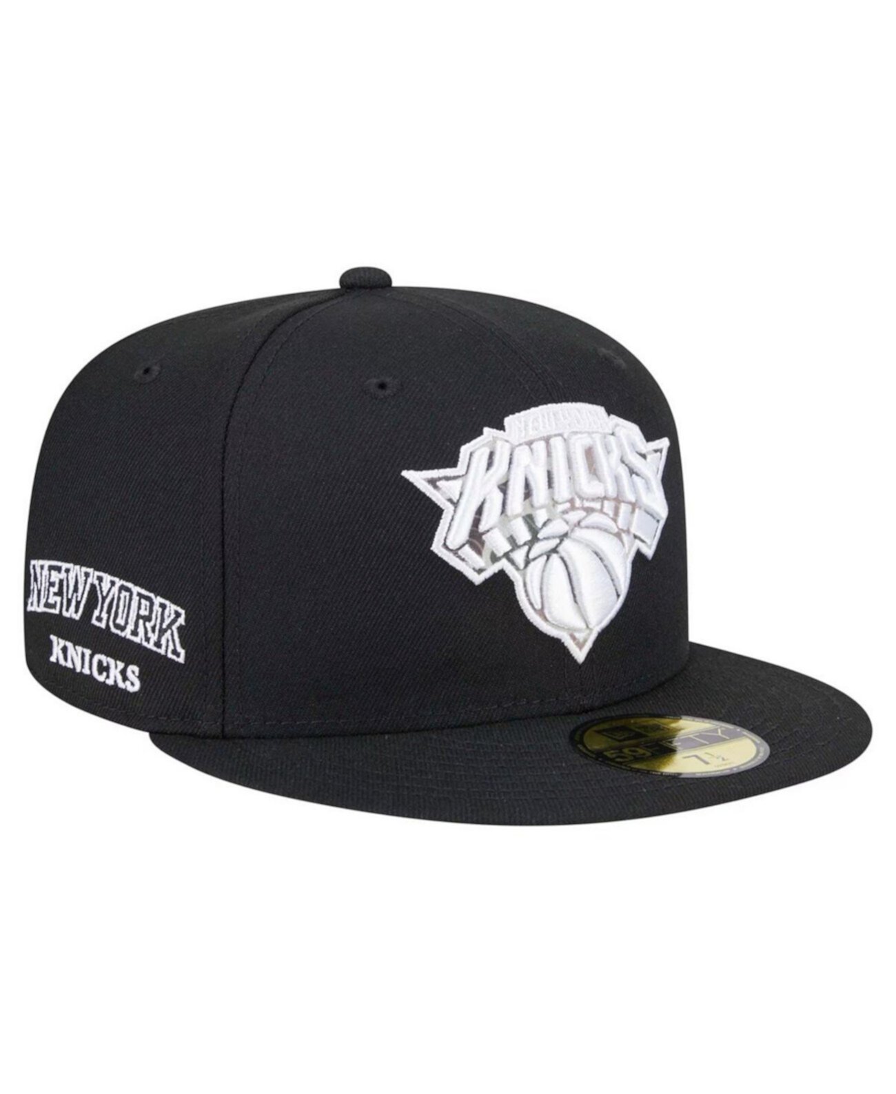 Men's Black New York Knicks Camo Print UV 59FIFTY Fitted Hat New Era