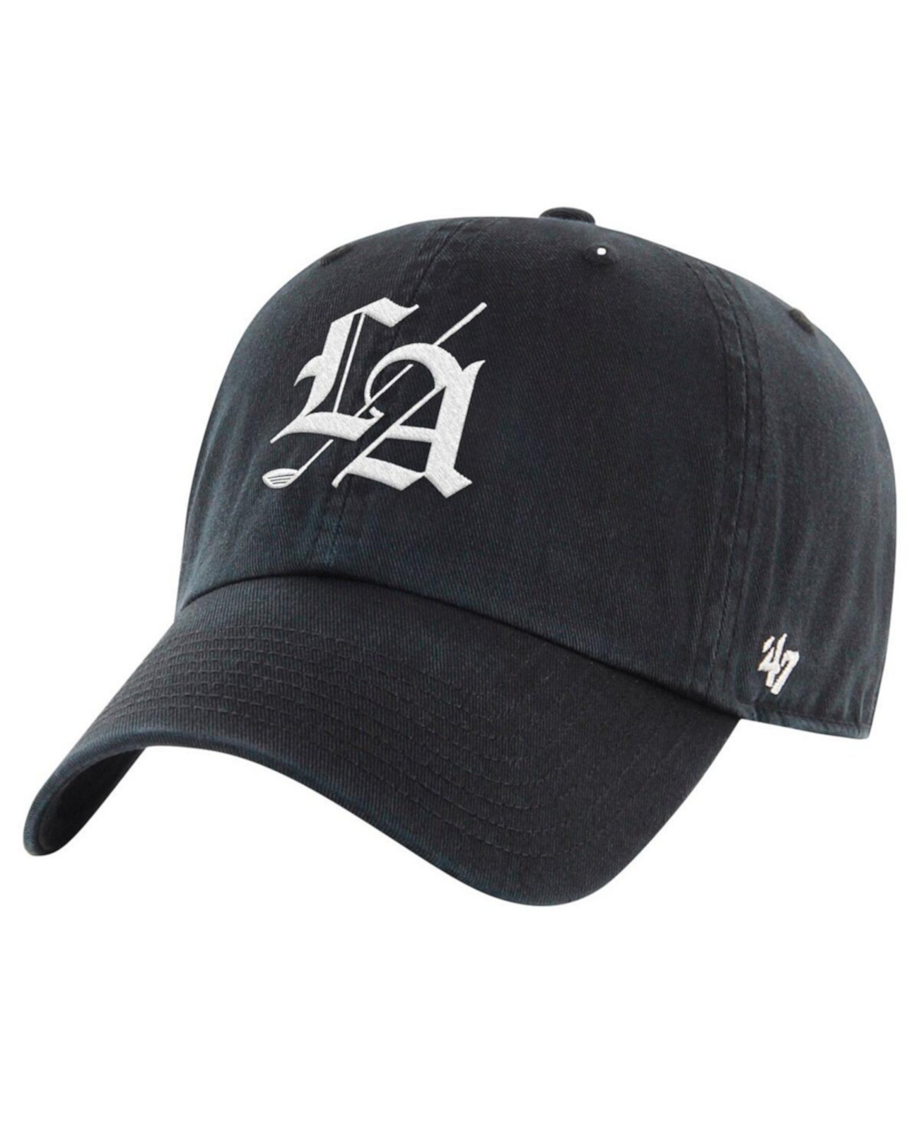 Men's Black TGL Los Angeles Golf Club Clean Up Adjustable Hat '47 Brand