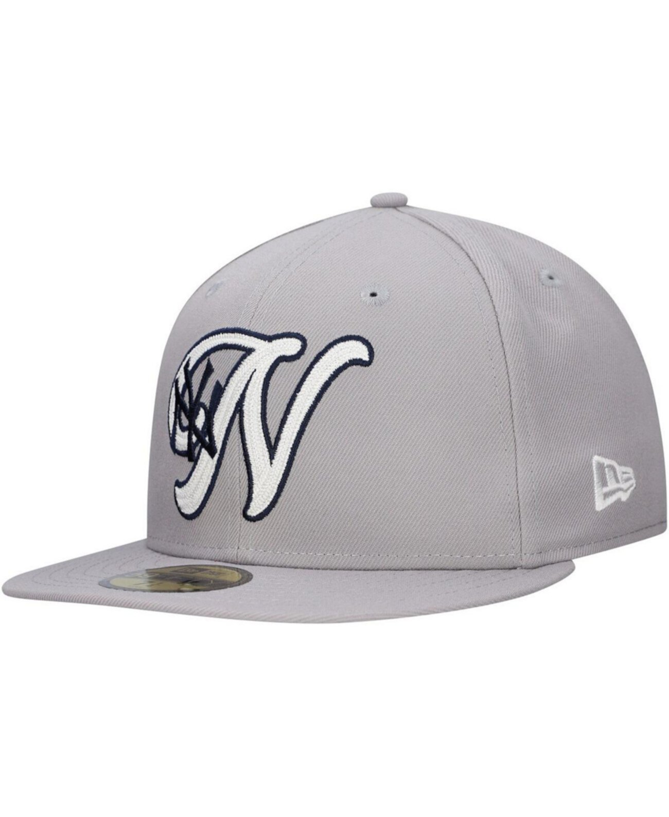 Men's Gray New York Yankees Duo Logo 2.0 59FIFTY Fitted Hat New Era