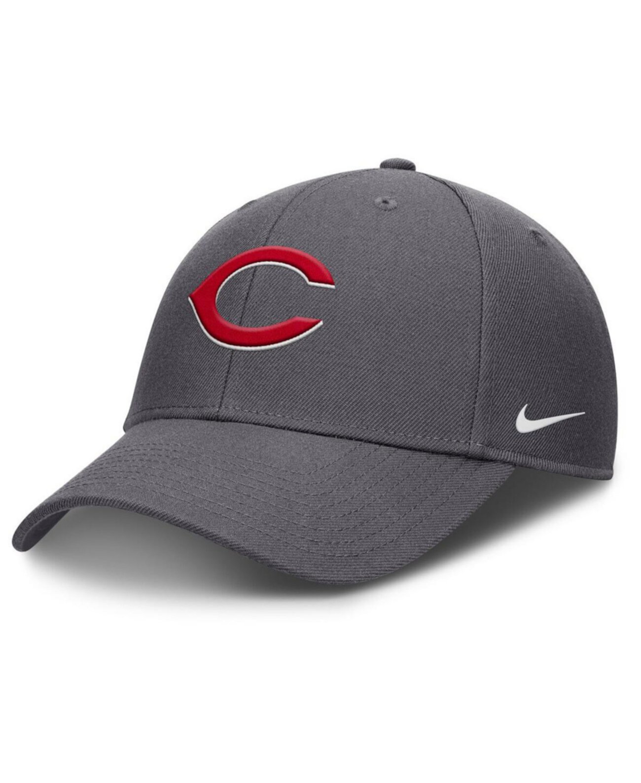 Men's Gray Cincinnati Reds Club Performance Adjustable Hat Nike