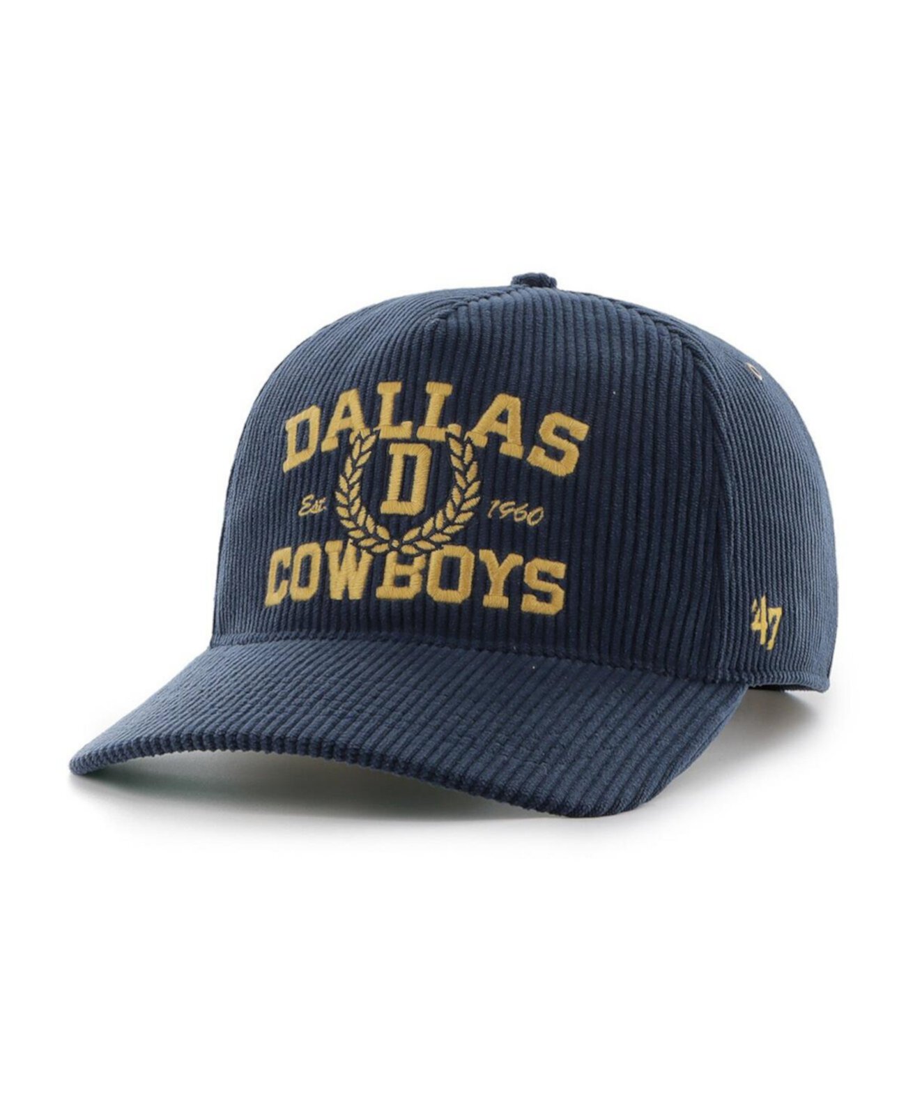 Men's Navy Dallas Cowboys Letterman Hitch Adjustable Hat '47 Brand