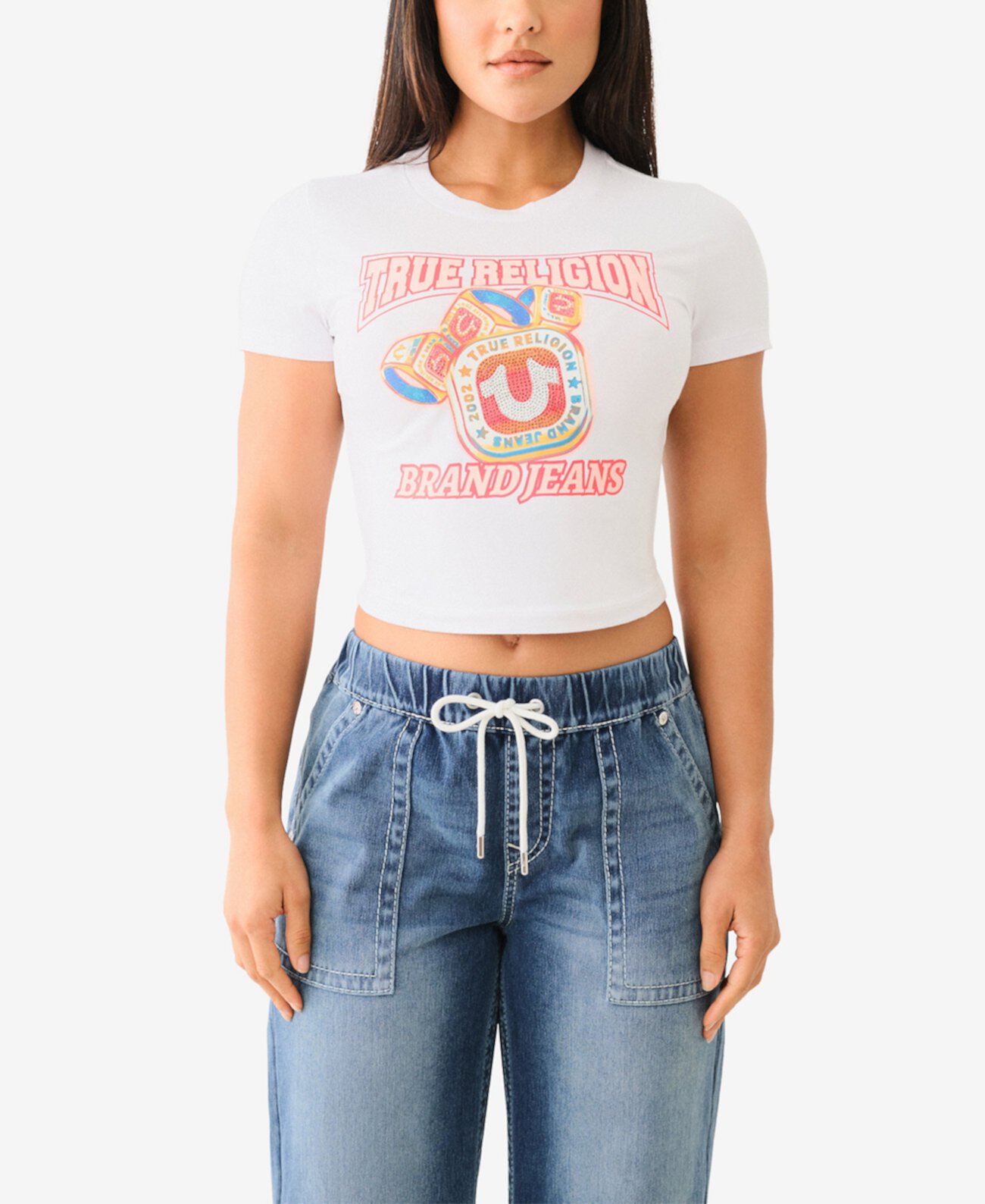 Women's Class Ring Baby Crewneck T-Shirt True Religion