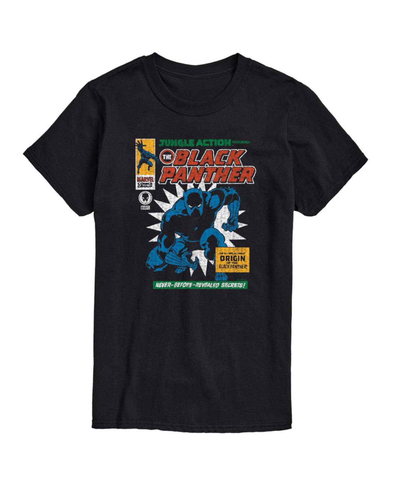 Men's Black Panther Short Sleeve T-Shirt Airwaves