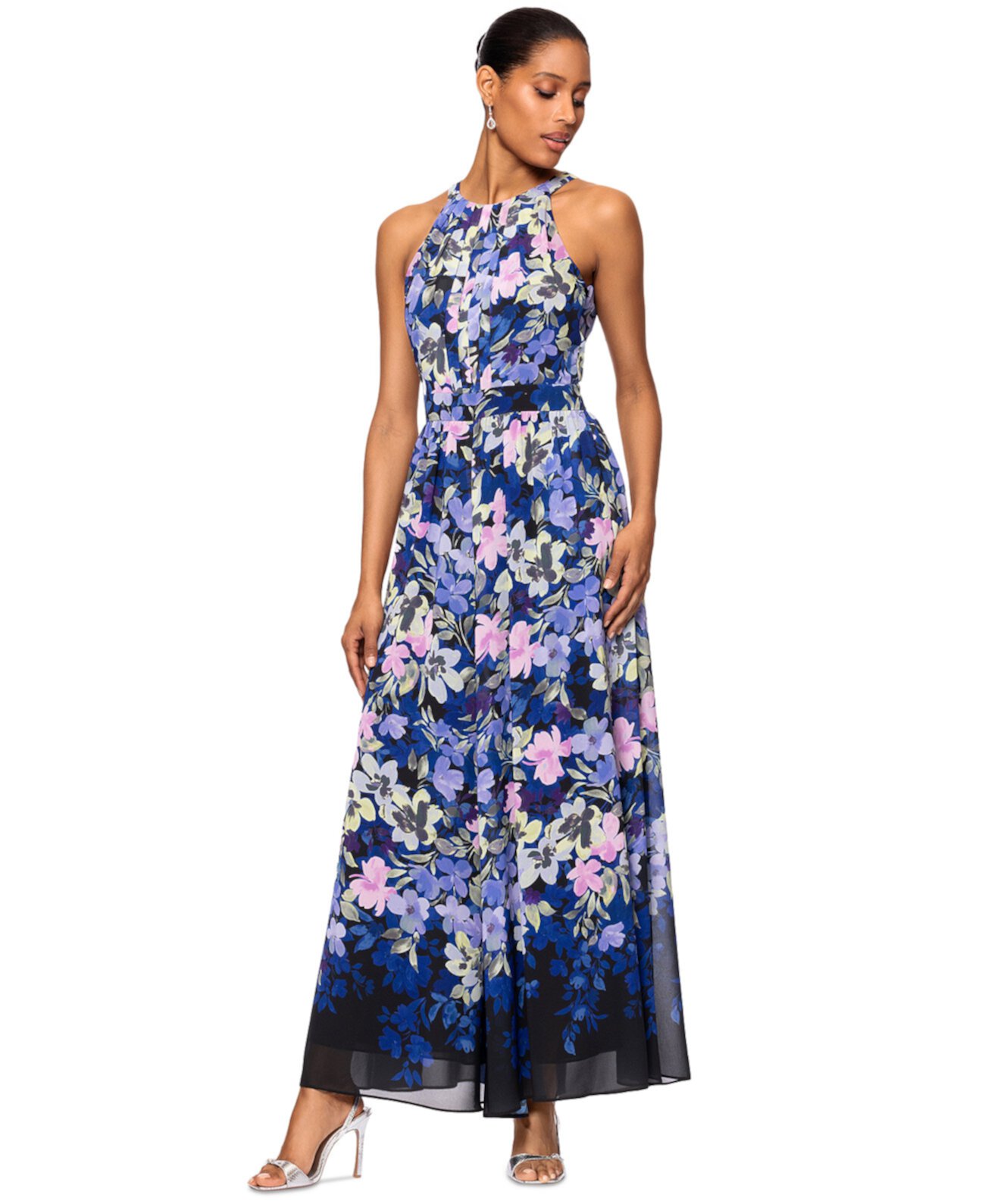 Women's Floral-Print Jumpsuit Betsy & Adam