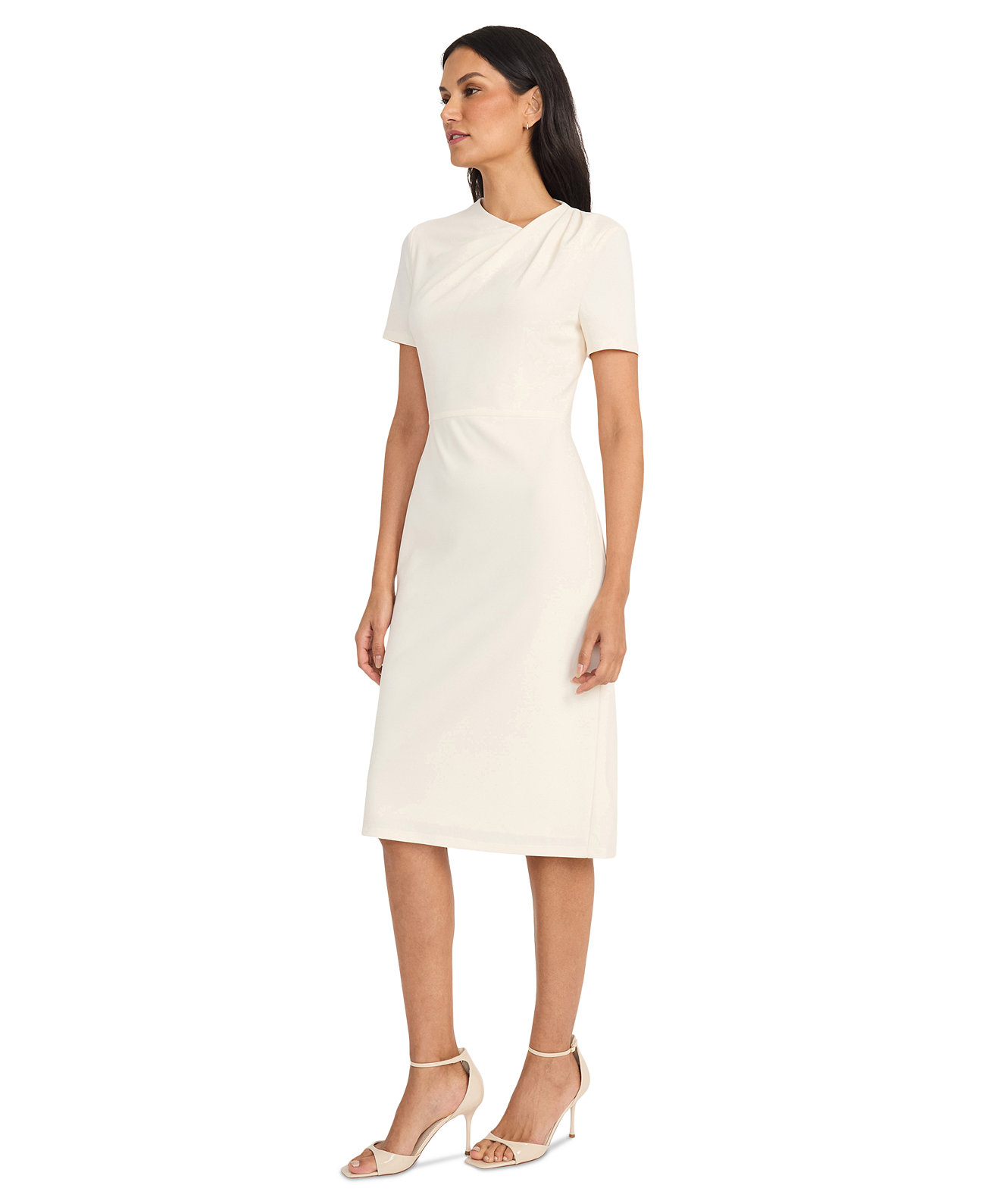 Women's Ruched Sheath Dress Maggy London