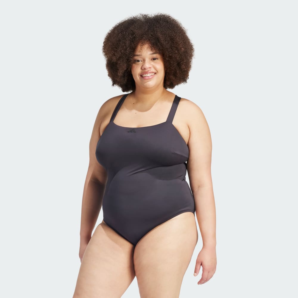 Iconisea Padded Premium X-Back Swimsuit (Plus Size) Adidas