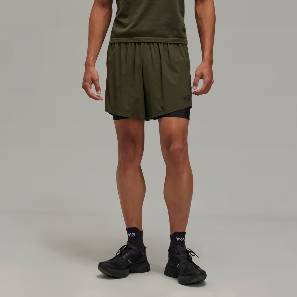 Y-3 Running Shorts with Tights Adidas Y-3