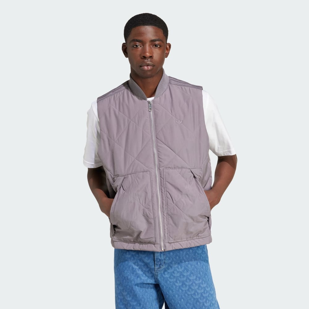 Premium Essentials Nylon Quilted Vest Adidas Originals