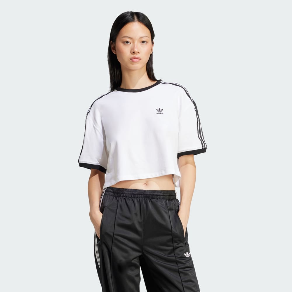 Adicolor 3-Stripes Loose Crop Tee Adidas Originals