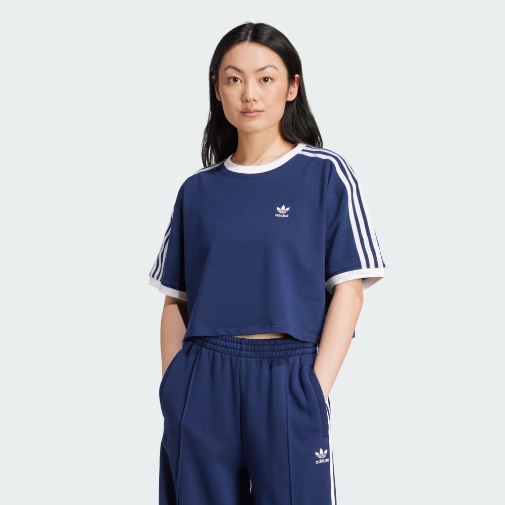 Adicolor 3-Stripes Loose Crop Tee Adidas Originals